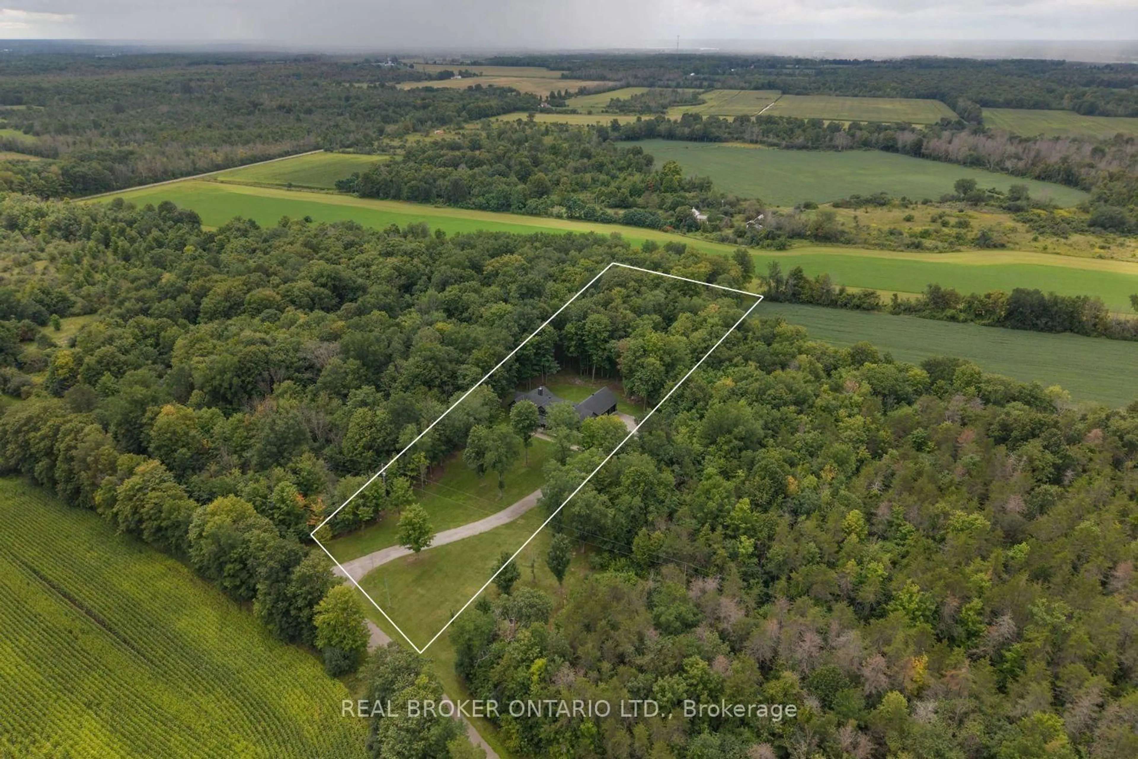 A pic from outside/outdoor area/front of a property/back of a property/a pic from drone, forest/trees view for 16 Cole Rd, Elizabethtown-Kitley Ontario K0G 1R0