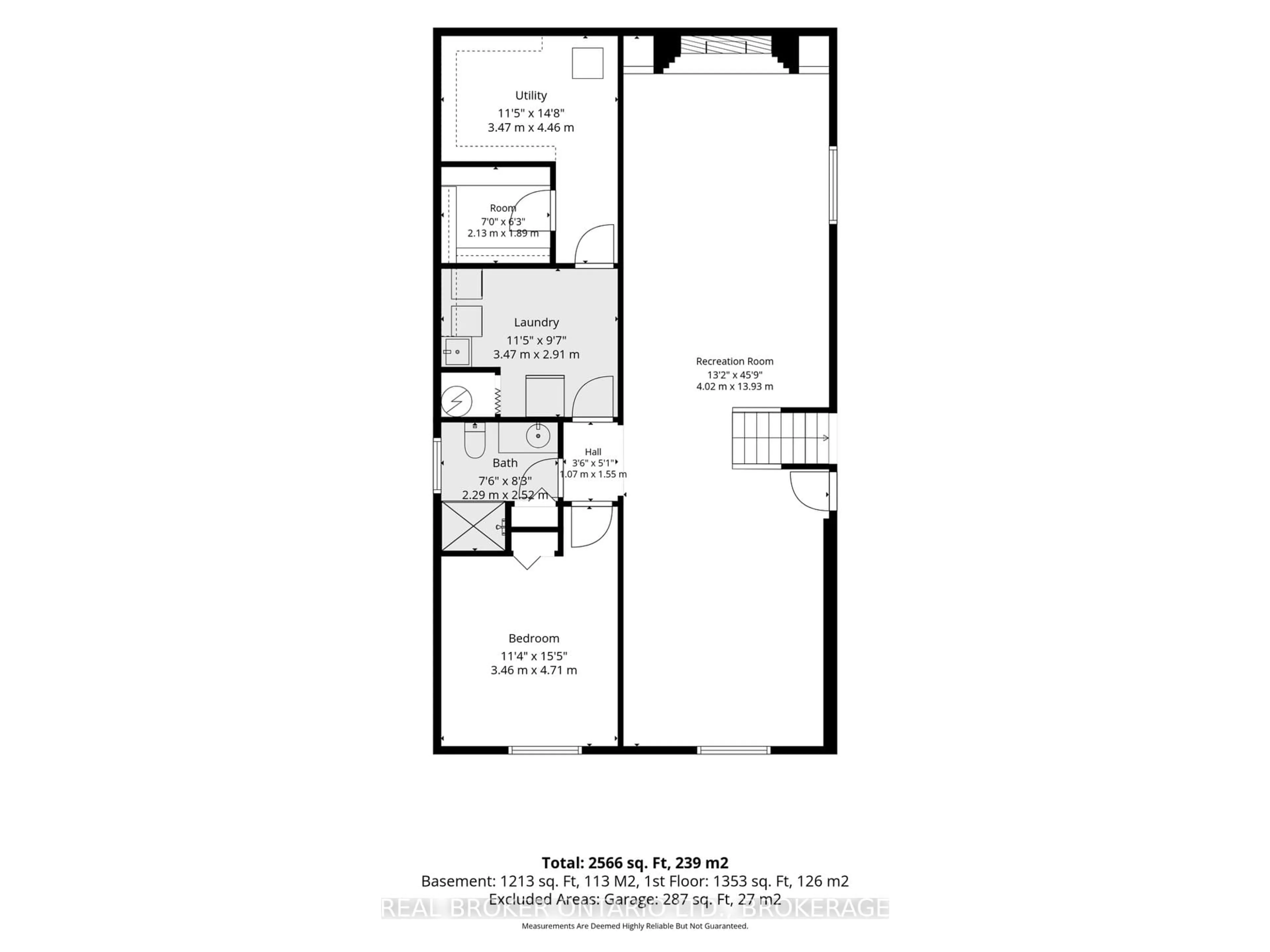 Floor plan for 1321 Stormont Dr, Cornwall Ontario K6H 6Y3