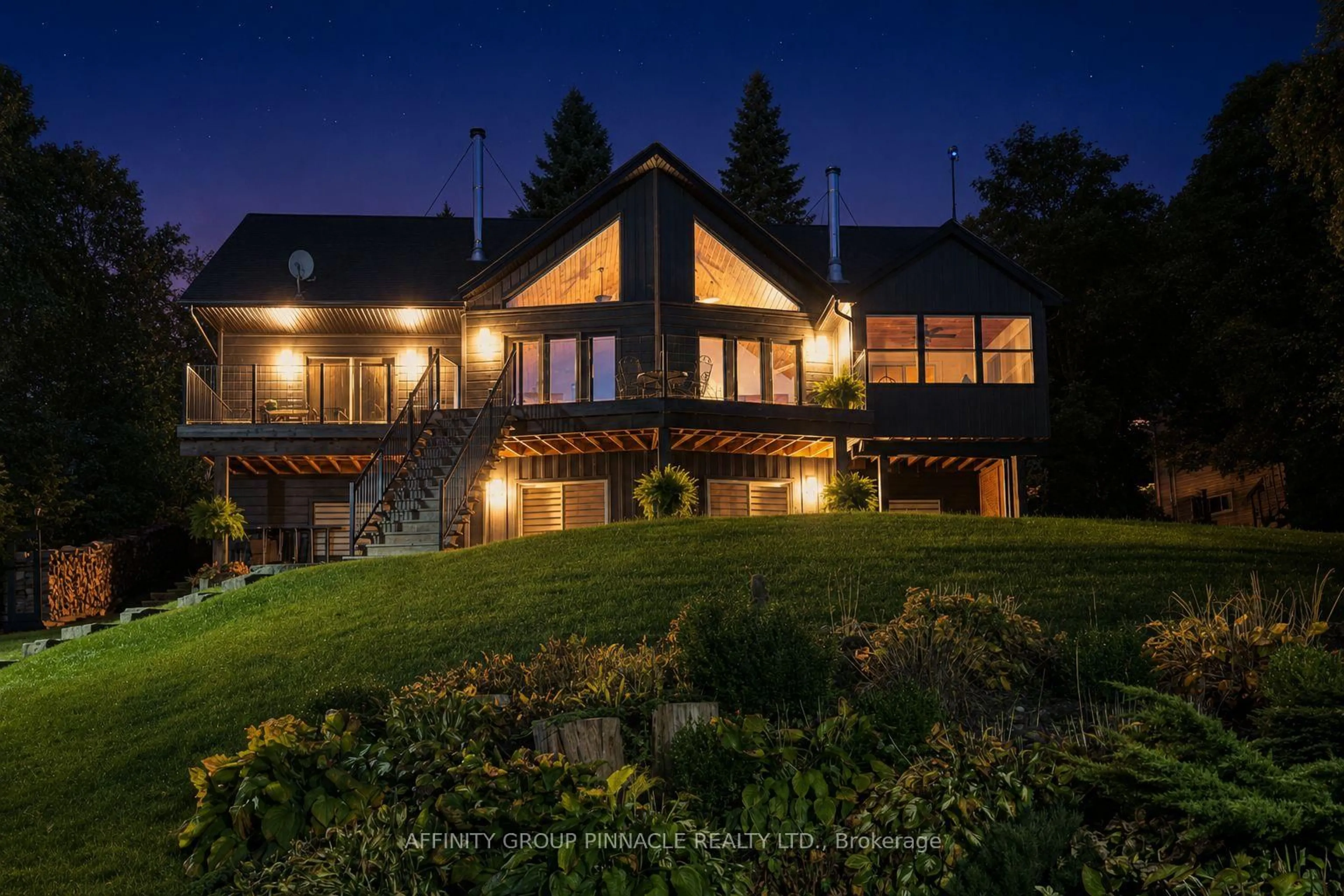 A pic from outside/outdoor area/front of a property/back of a property/a pic from drone, mountain view for 2 Major St, Kawartha Lakes Ontario K0M 1L0