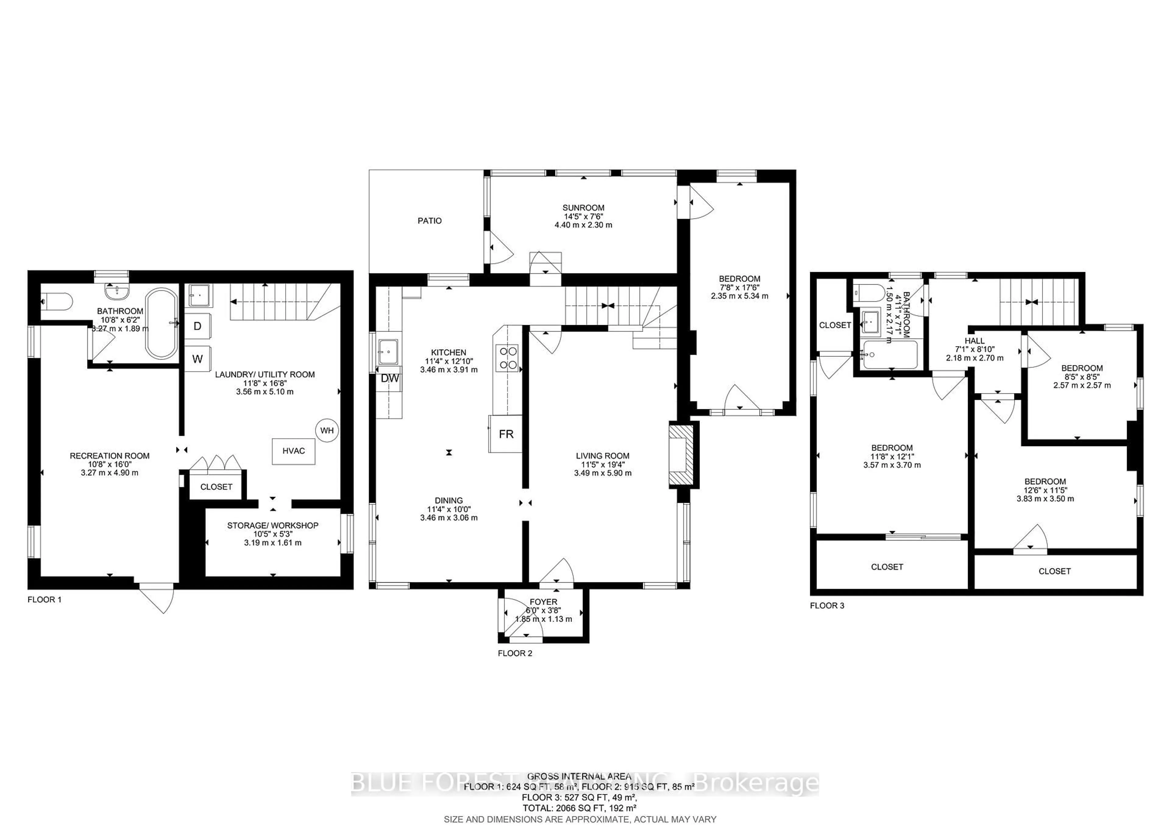 Floor plan for 194 Belgrave Ave, London South Ontario N6C 4B9