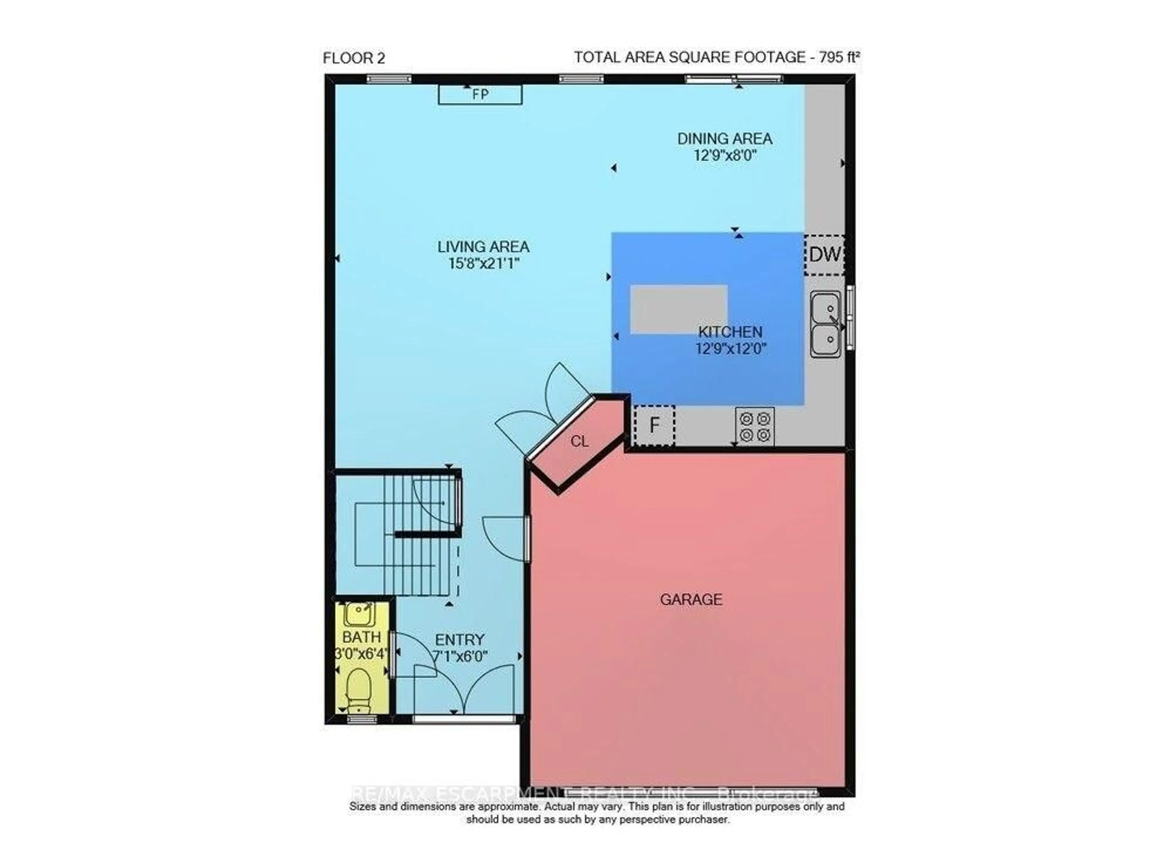 Floor plan for 58 Peach Tree Lane, Grimsby Ontario L3M 0C1