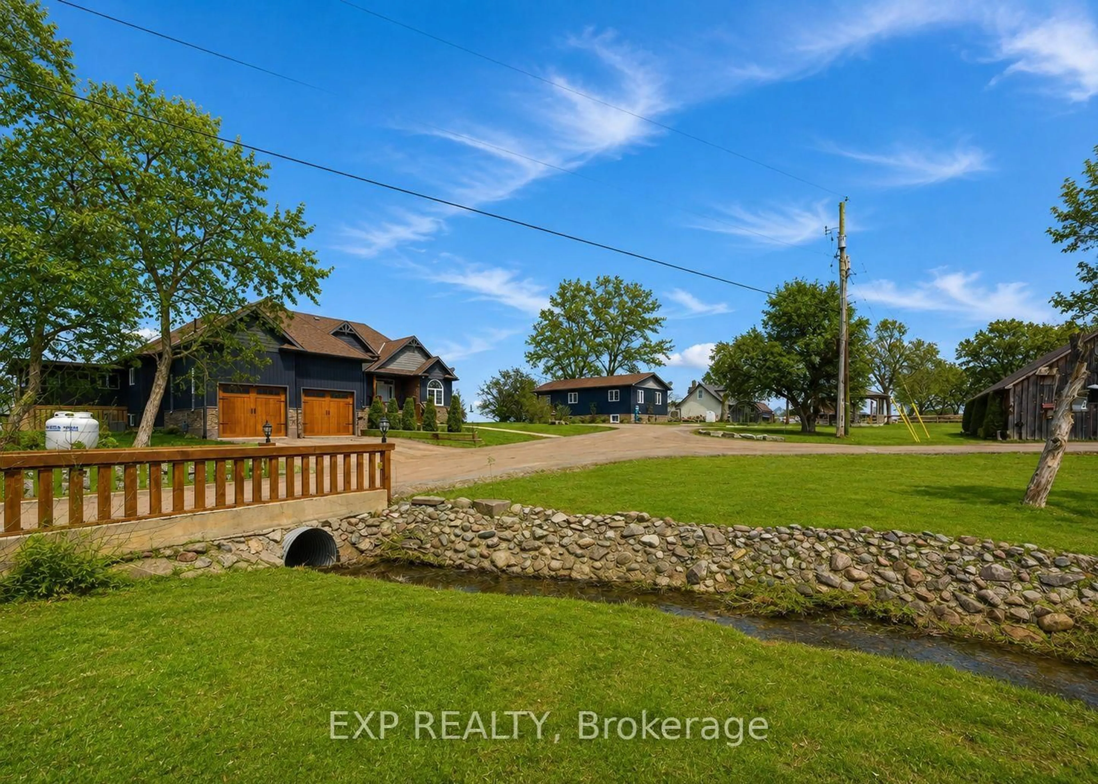 A pic from outside/outdoor area/front of a property/back of a property/a pic from drone, water/lake/river/ocean view for 516 ALLISON Rd, Prince Edward County Ontario K0K 1W0
