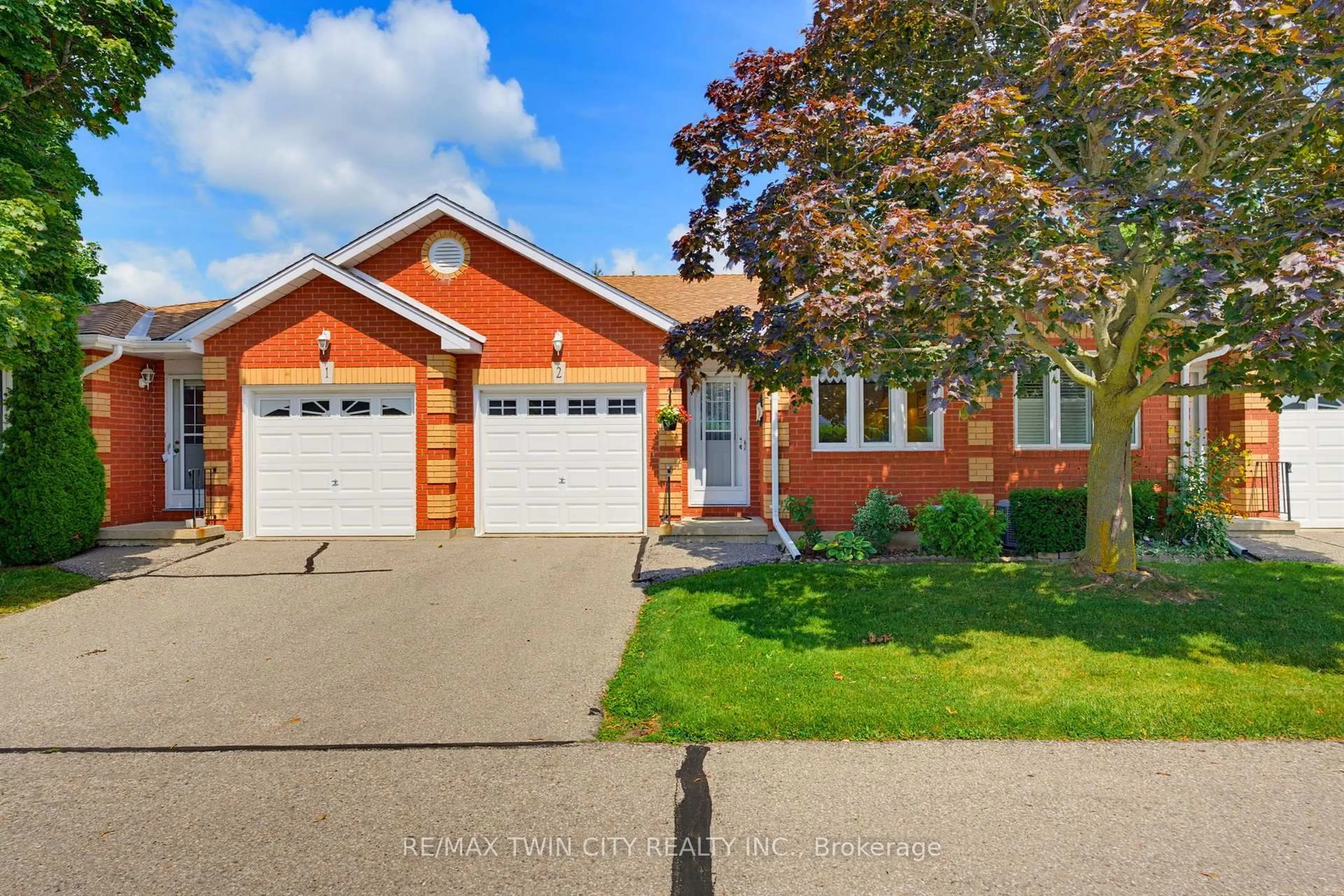 Home with brick exterior material, street for 1 Buchanan Cres #2, Brantford Ontario N3P 2B2