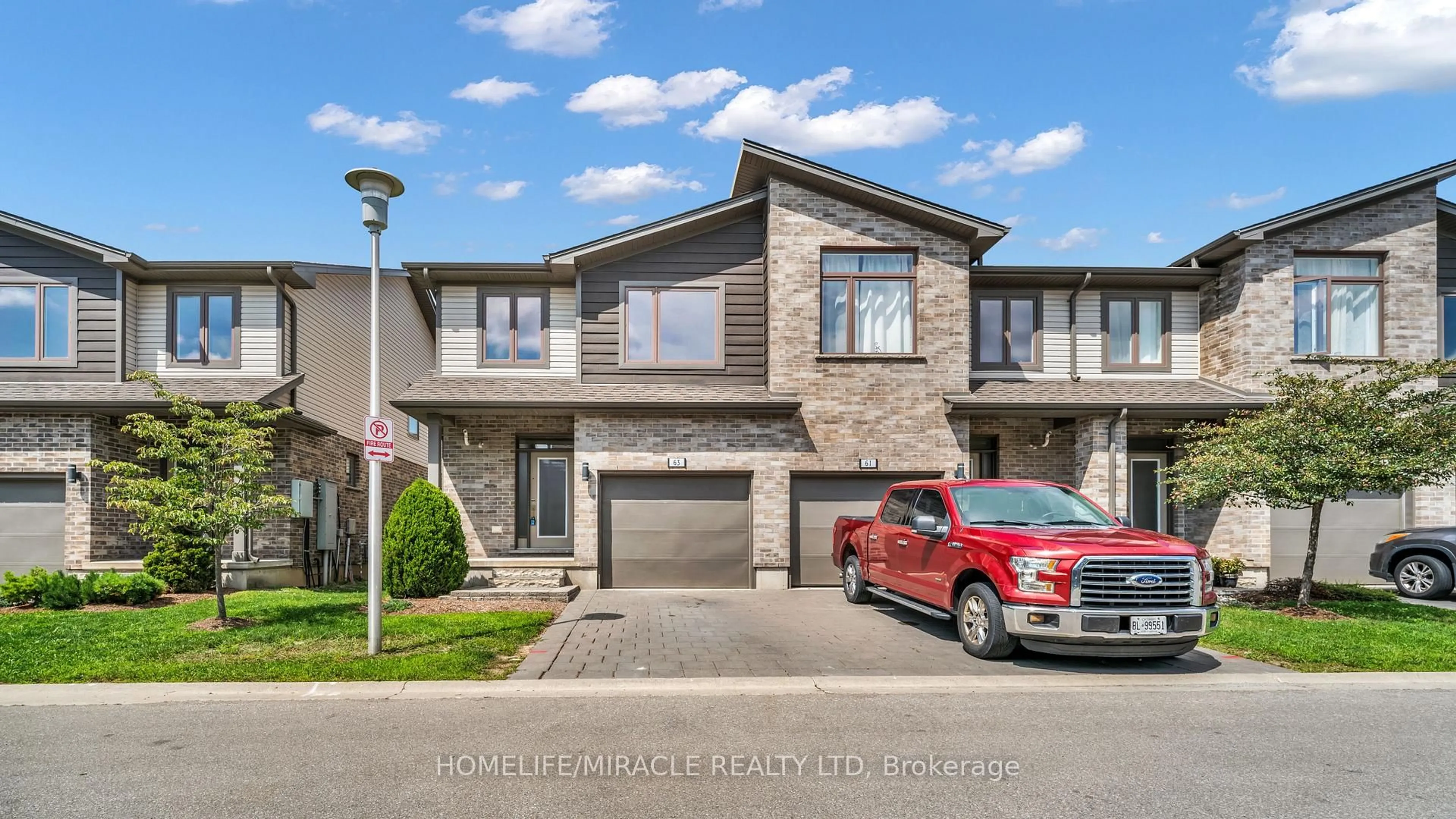 Home with brick exterior material, street for 1960 Dalmagarry Rd #63, London North Ontario N6G 0T8