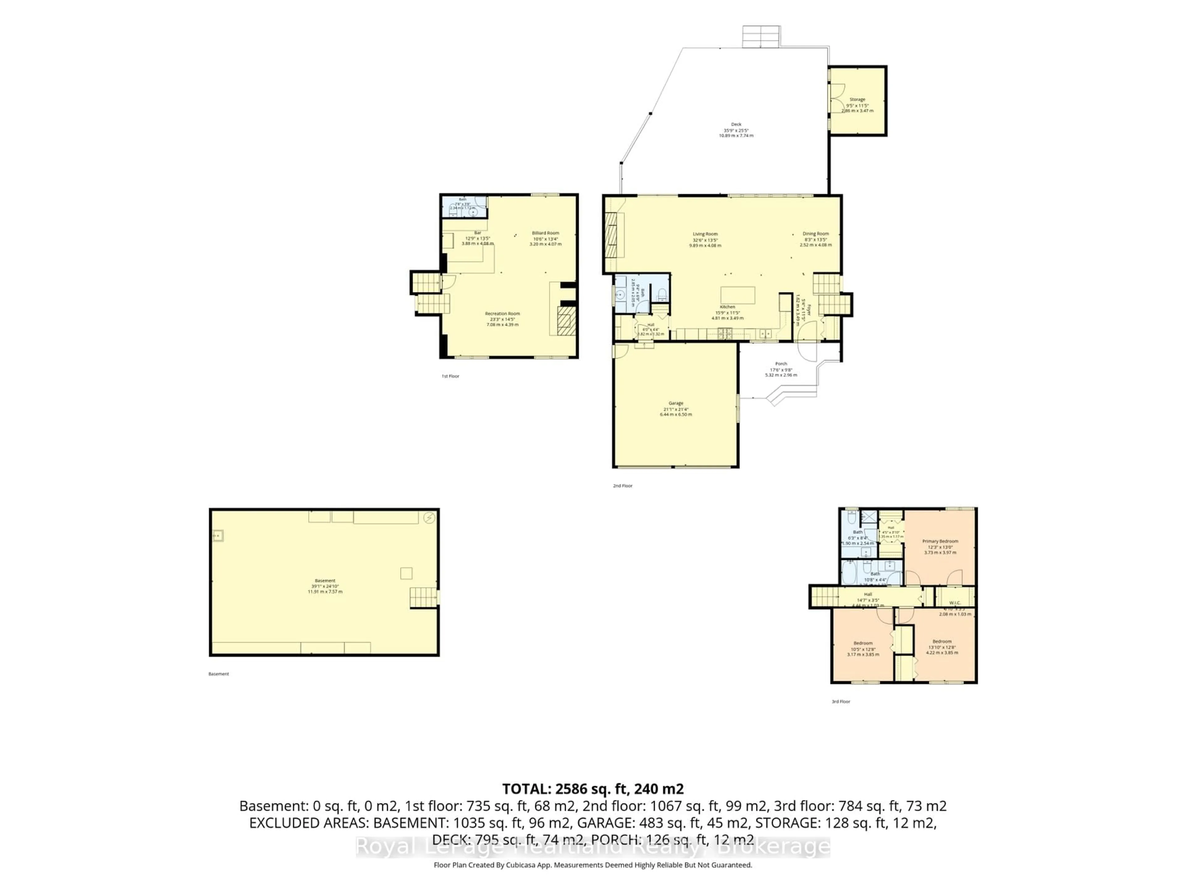 Floor plan for 595 Inkerman St, North Perth Ontario N4W 1C7