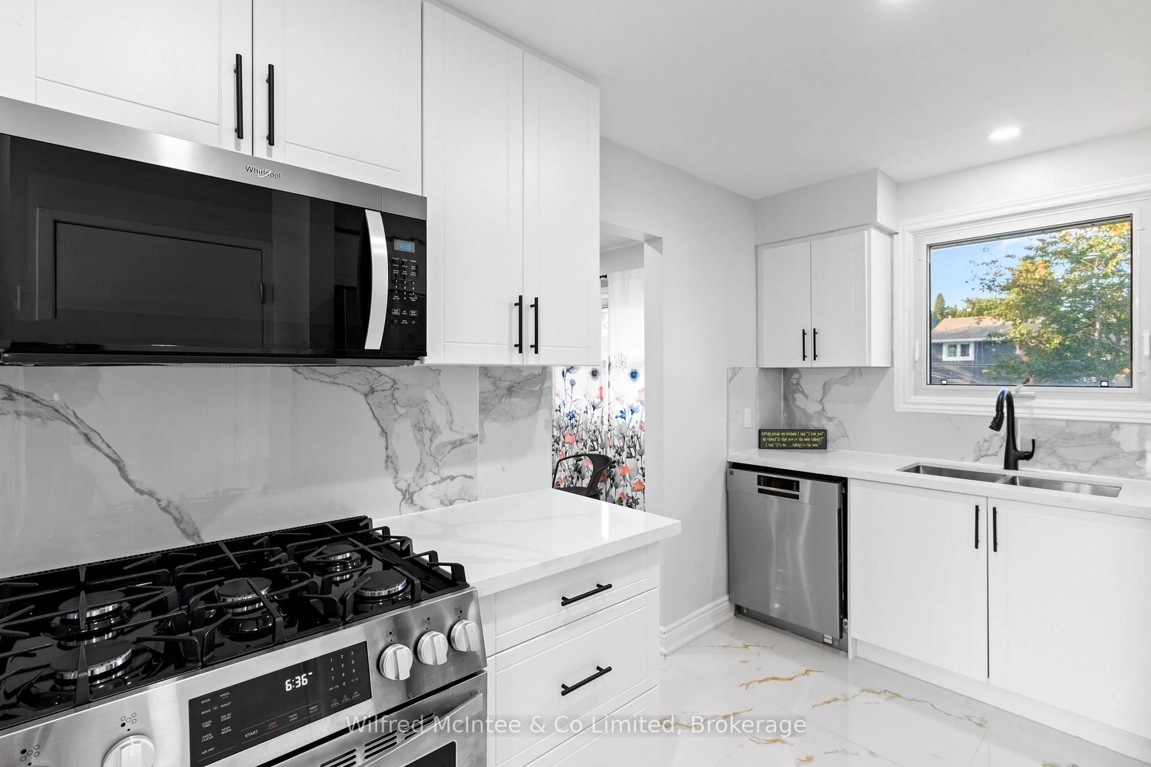 Contemporary kitchen, ceramic/tile floor for 517 Wales Dr, Saugeen Shores Ontario N0H 2C1