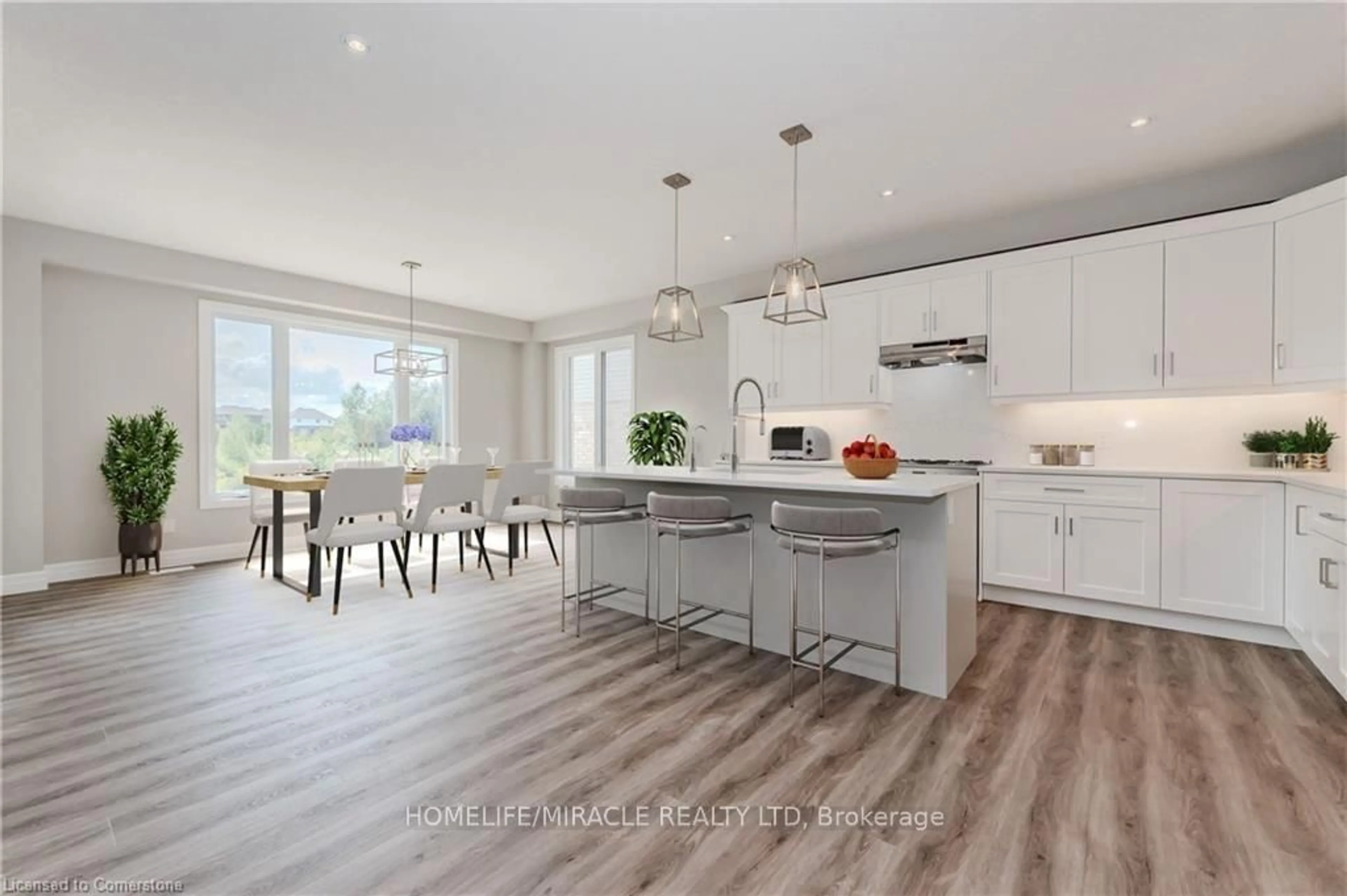 Open concept kitchen, unknown for 249 Ladyslipper Dr, Waterloo Ontario N2V 0H5