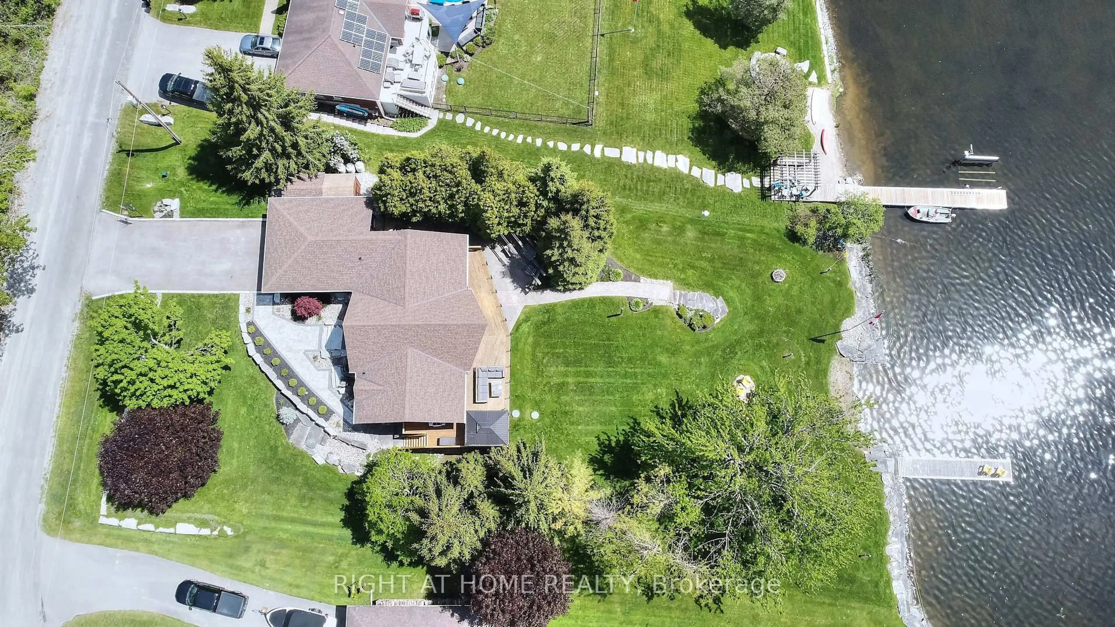 A pic from outside/outdoor area/front of a property/back of a property/a pic from drone, street for 9 Lawson Crt, Kawartha Lakes Ontario L0L 2W0