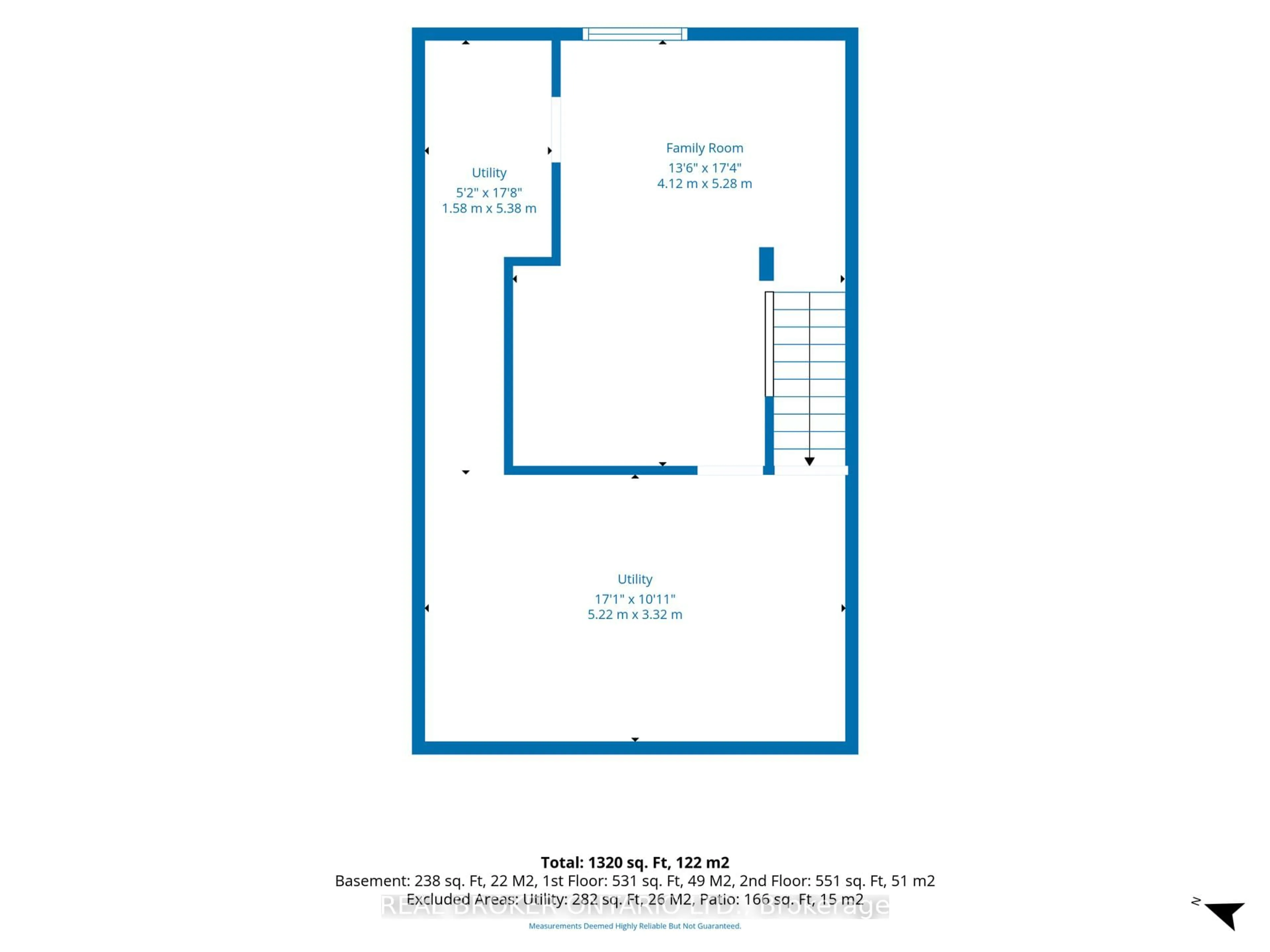 Floor plan for 119 Teal Cres, Orleans Ontario K1E 2C1