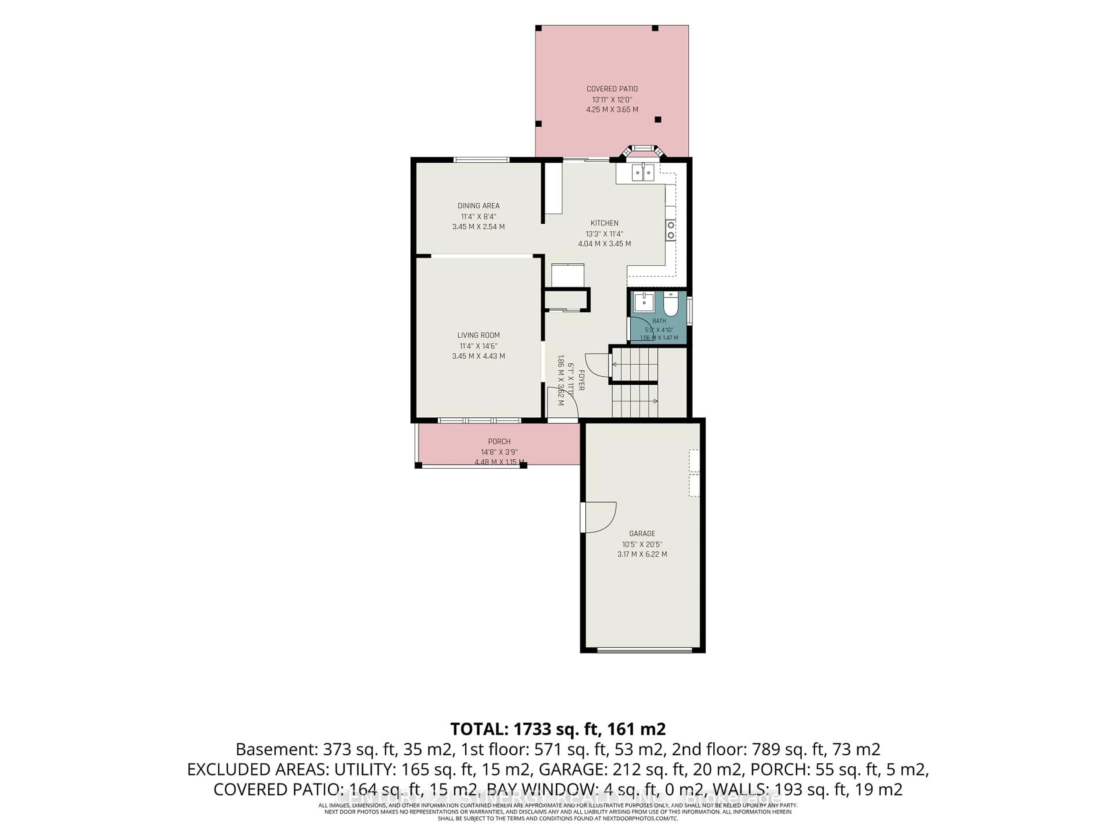 Floor plan for 1503 Roberval Ave, Ottawa Ontario K4A 2C4
