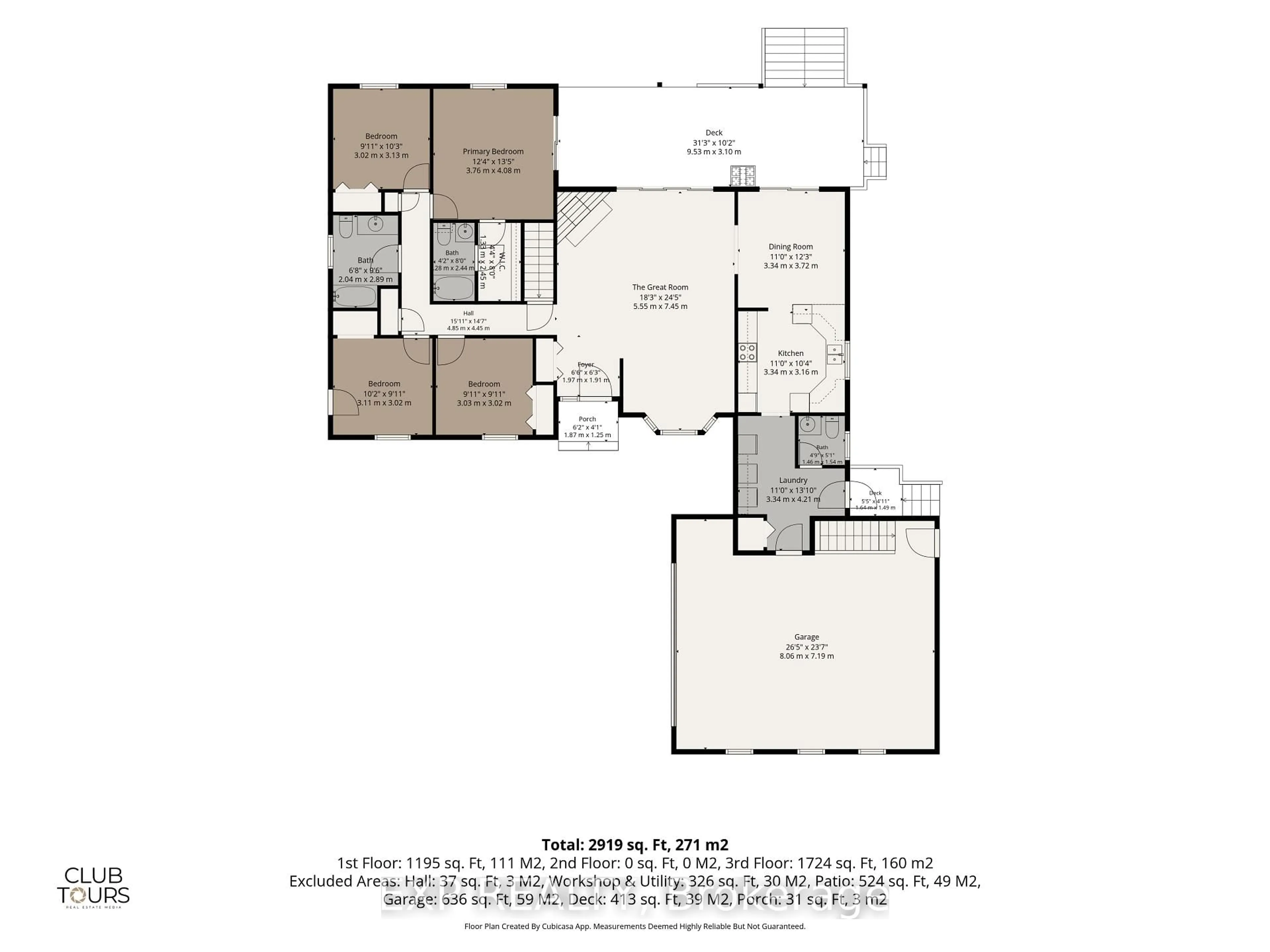 Floor plan for 23401 Melbourne Rd, Southwest Middlesex Ontario N0L 1A0