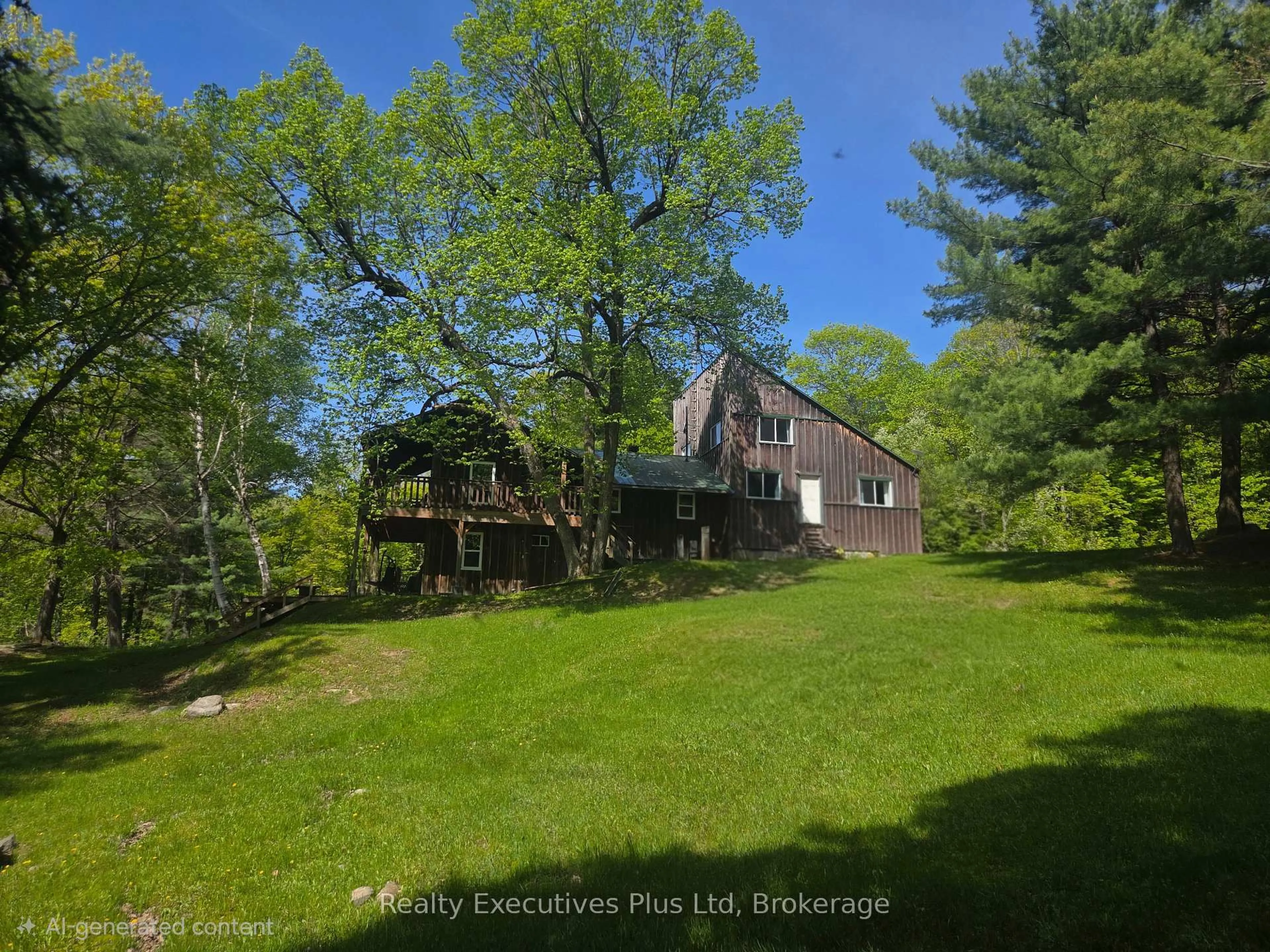A pic from outside/outdoor area/front of a property/back of a property/a pic from drone, water/lake/river/ocean view for 85 ladds Rd, Whitestone Ontario P0A 1G0