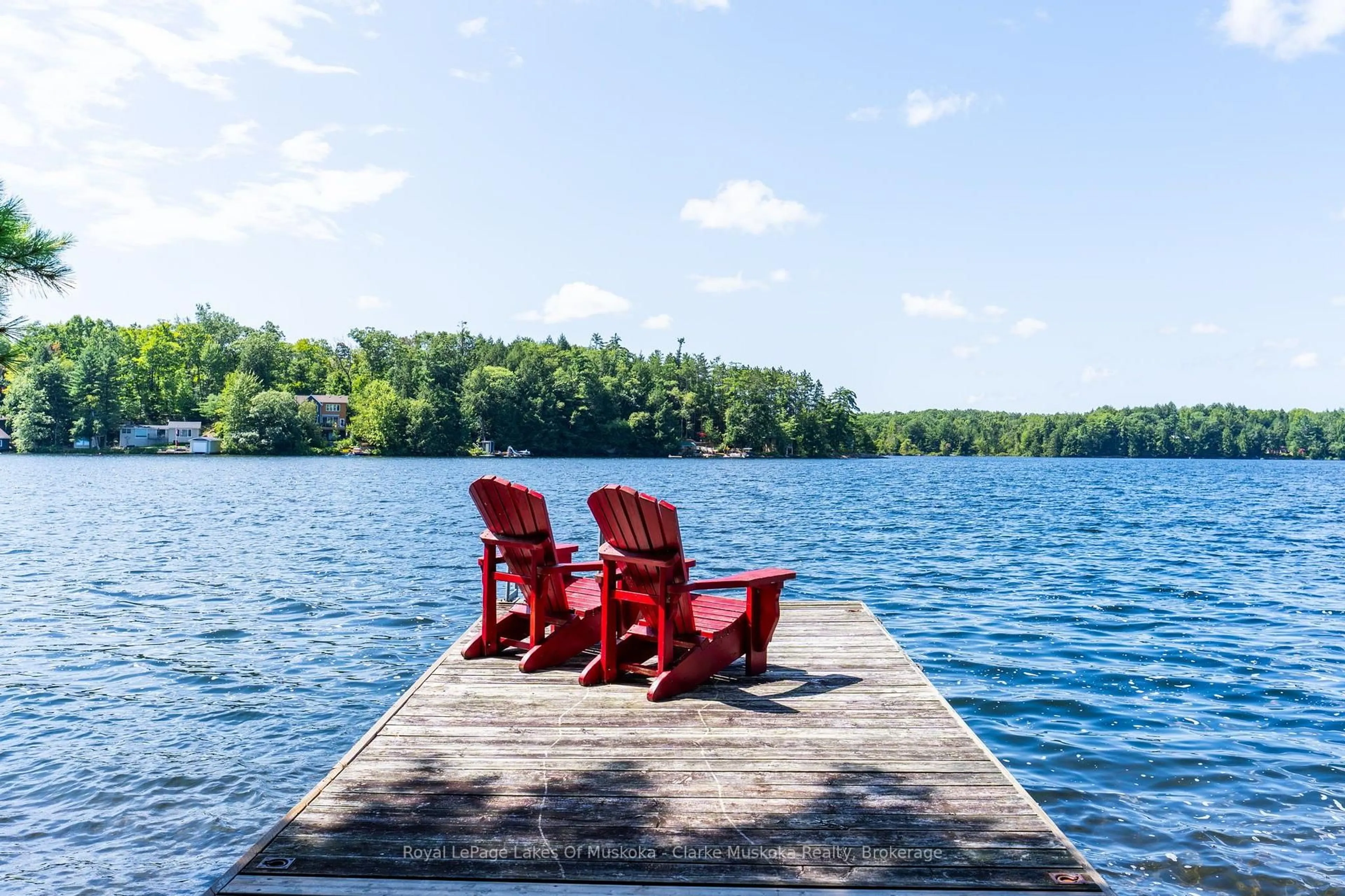 Patio, water/lake/river/ocean view for 2807 Muskoka Road 169 Rd, Muskoka Lakes Ontario P0C 1A0
