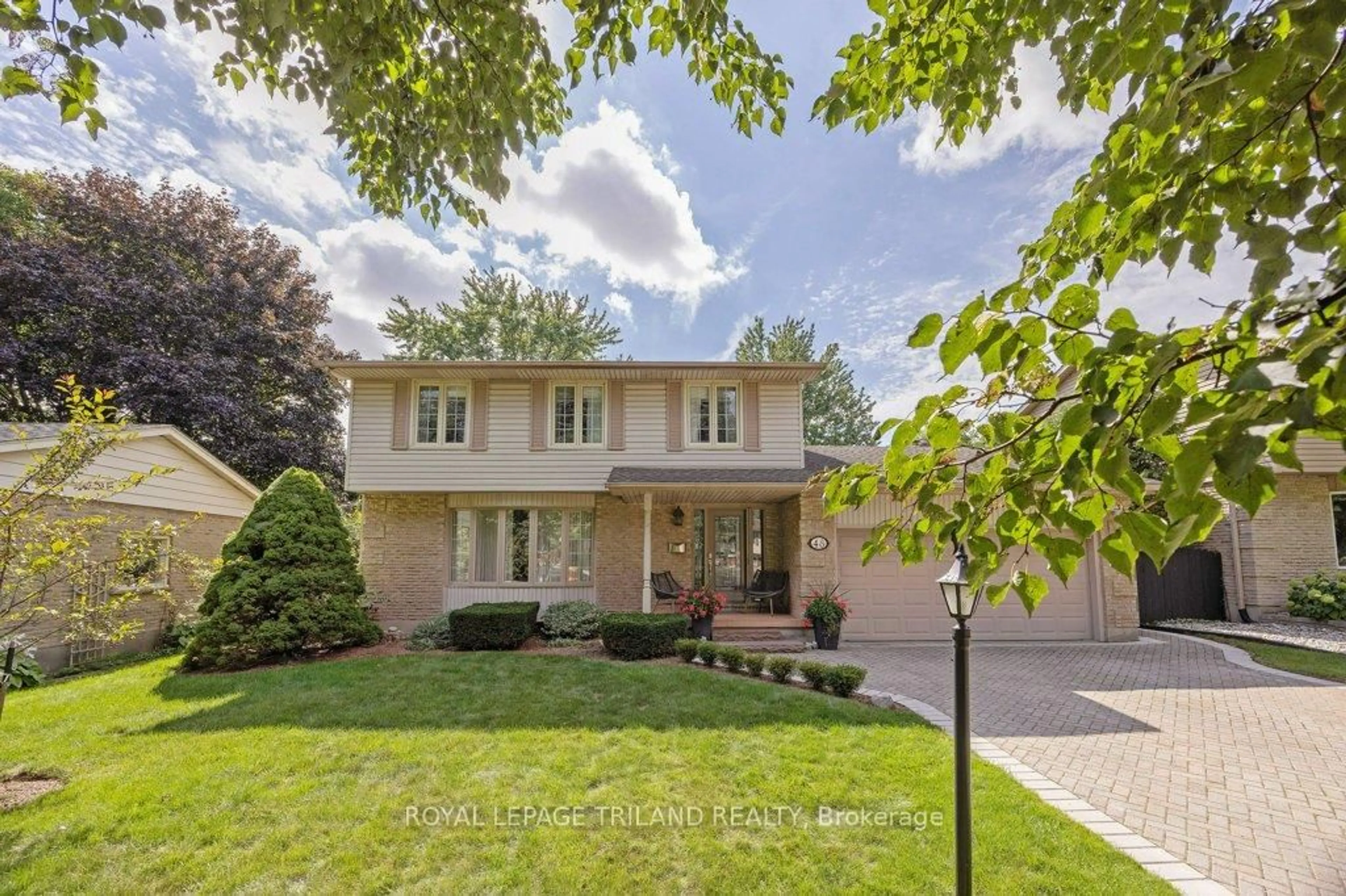 Home with brick exterior material, street for 48 Westbury Ave, London South Ontario N6J 3G1