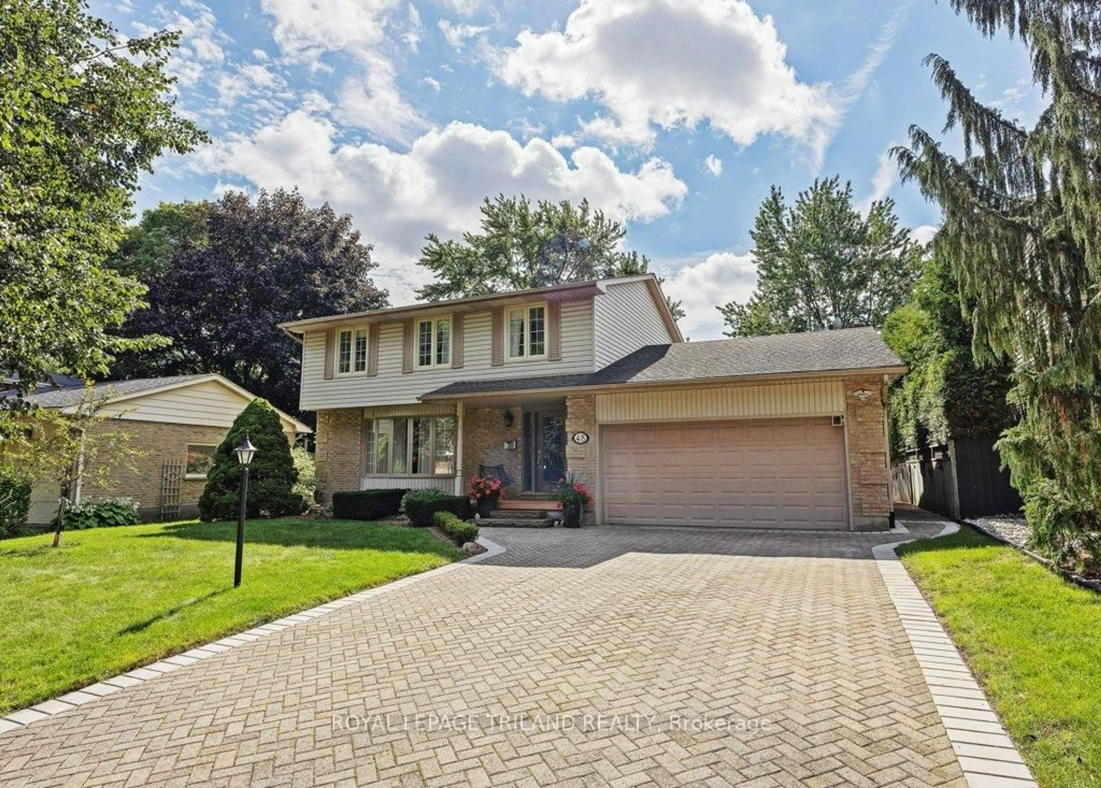 Home with brick exterior material, street for 48 Westbury Ave, London South Ontario N6J 3G1