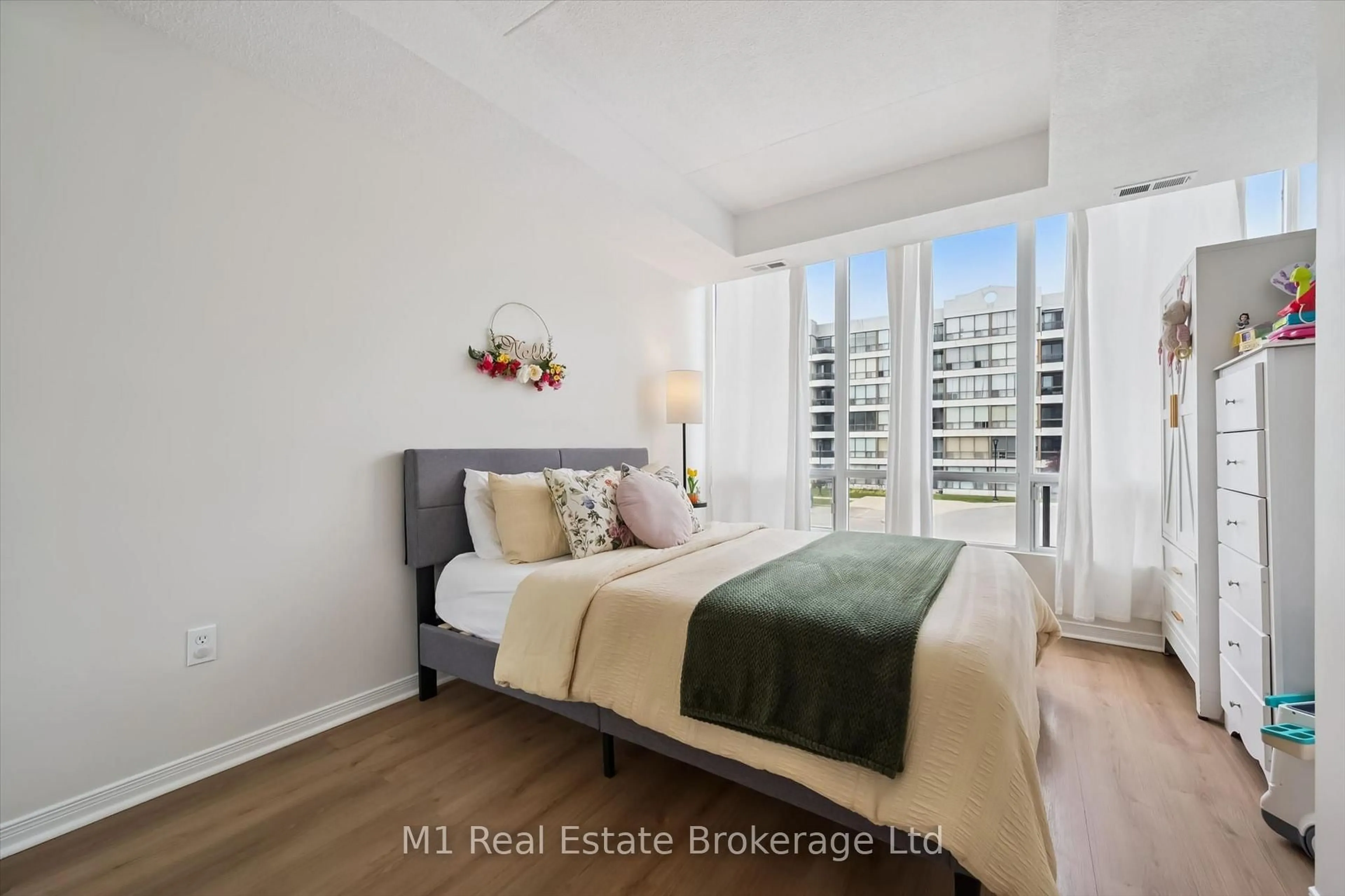 Bedroom with bed, unknown for 105 Bagot St #208, Guelph Ontario N1H 8H4