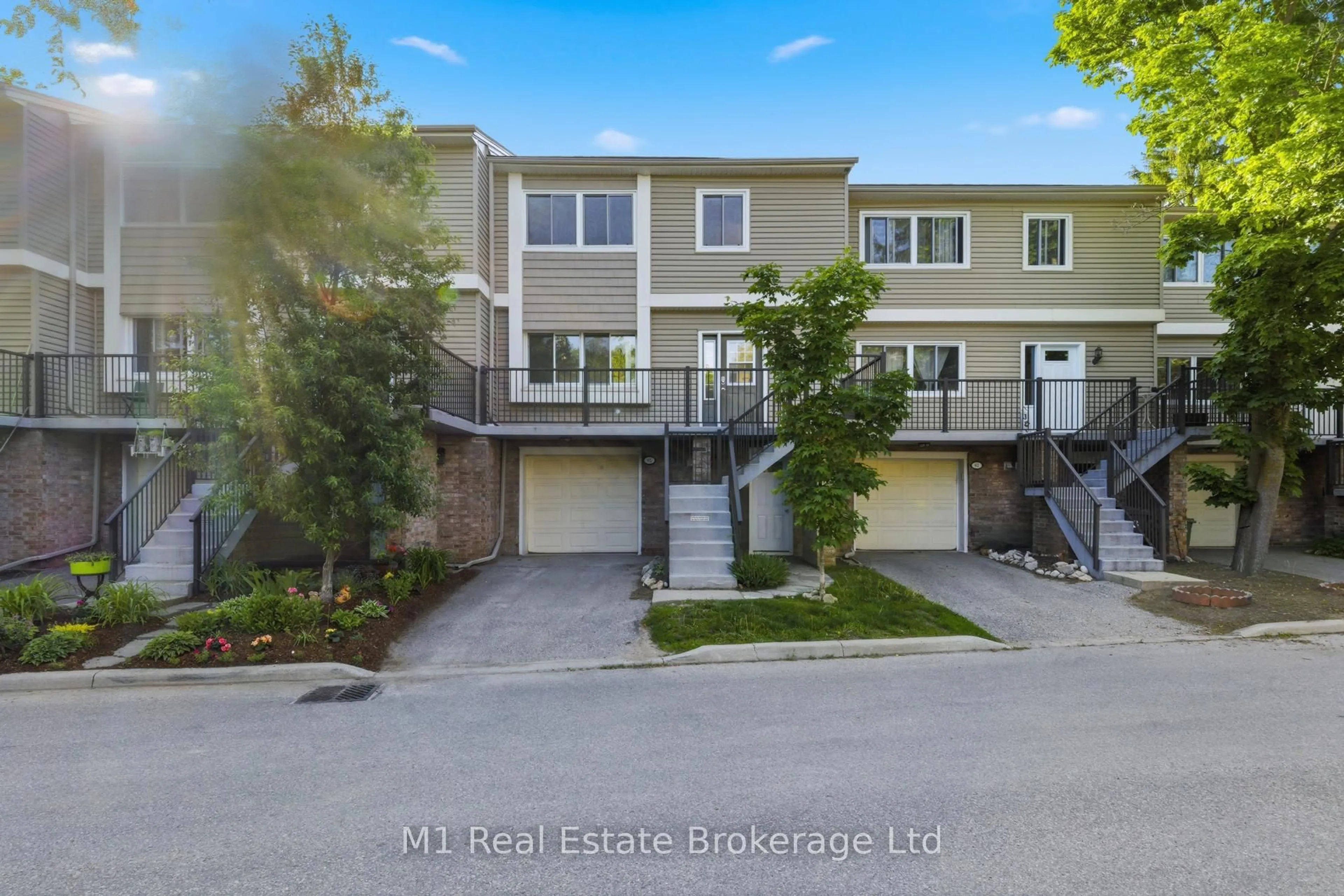A pic from outside/outdoor area/front of a property/back of a property/a pic from drone, street for 295 Water St #85, Guelph Ontario N1G 2X5