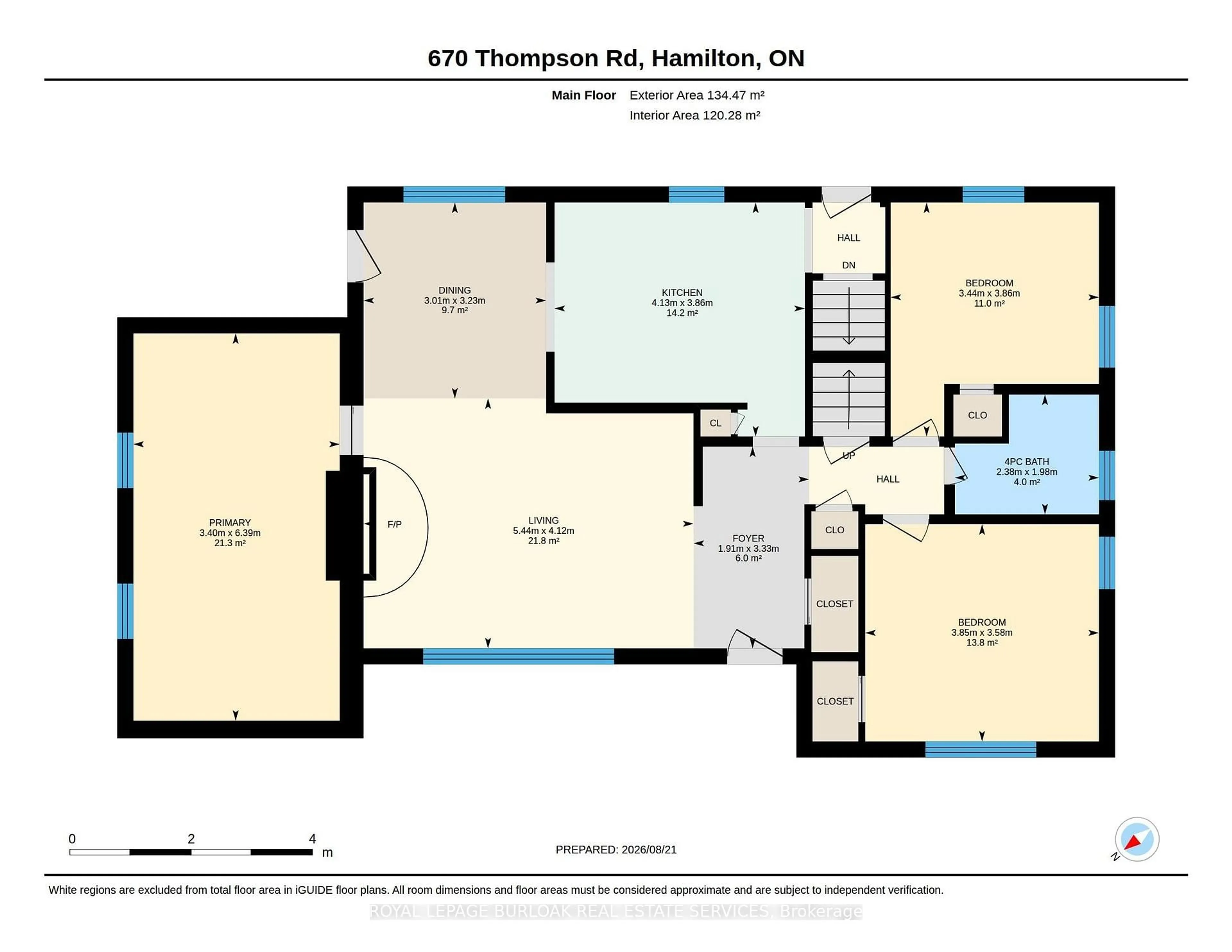 Floor plan for 670 Thompson Rd, Hamilton Ontario L0R 2B0