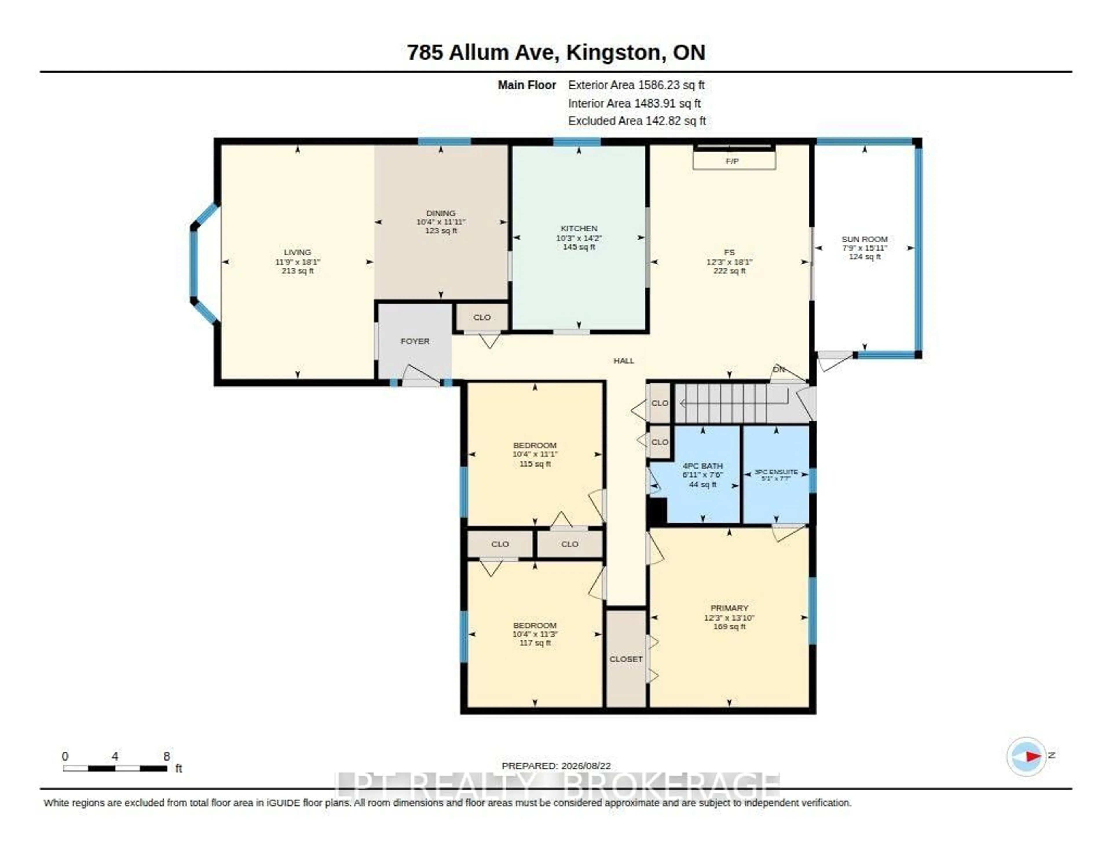 Floor plan for 785 Allum Ave, Kingston Ontario K7M 7A3