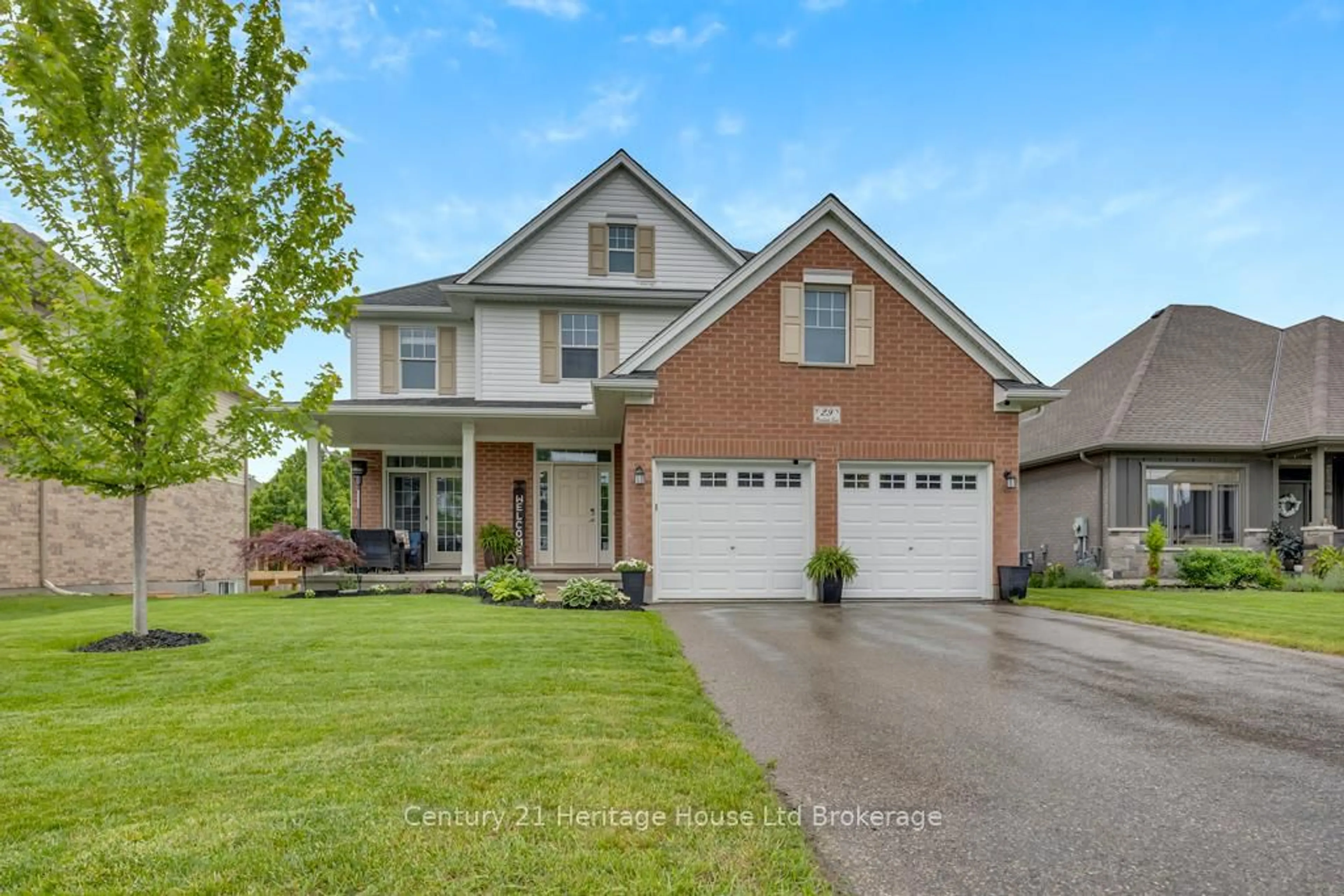 Home with brick exterior material, street for 29 Brookside Lane, Tillsonburg Ontario N4G 0A1