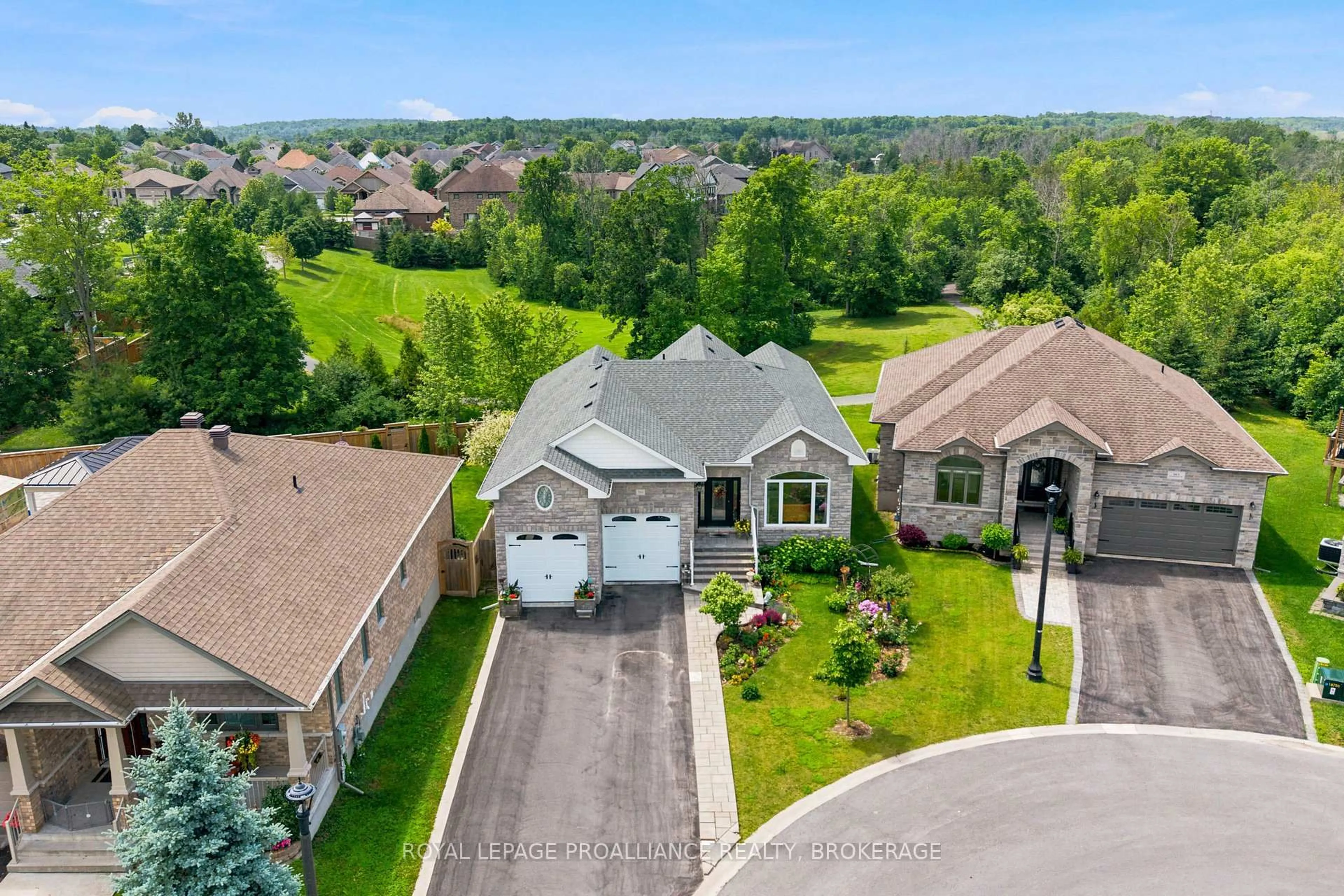 A pic from outside/outdoor area/front of a property/back of a property/a pic from drone, unknown for 861 Windermere Dr, Kingston Ontario K7P 0N5