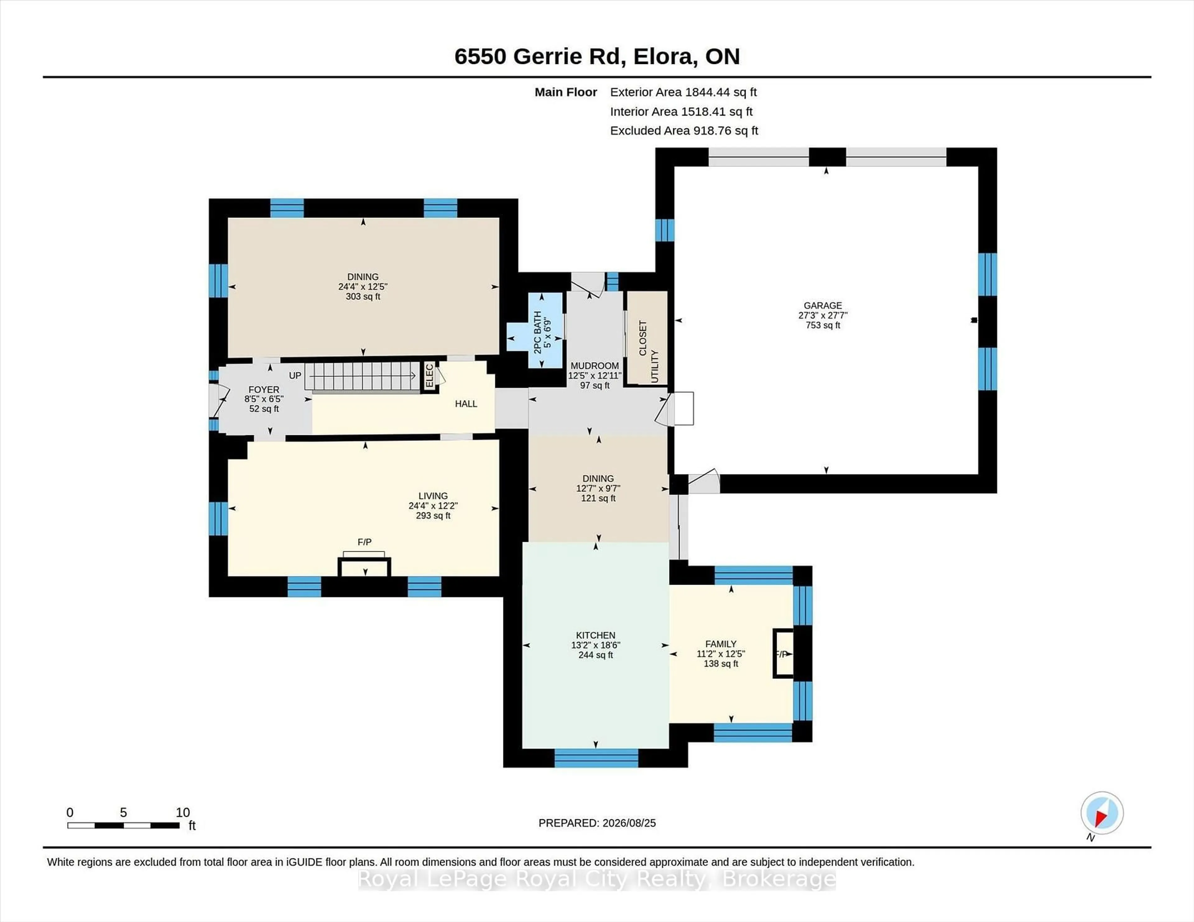Floor plan for 6550 Gerrie Rd, Centre Wellington Ontario N0B 1S0