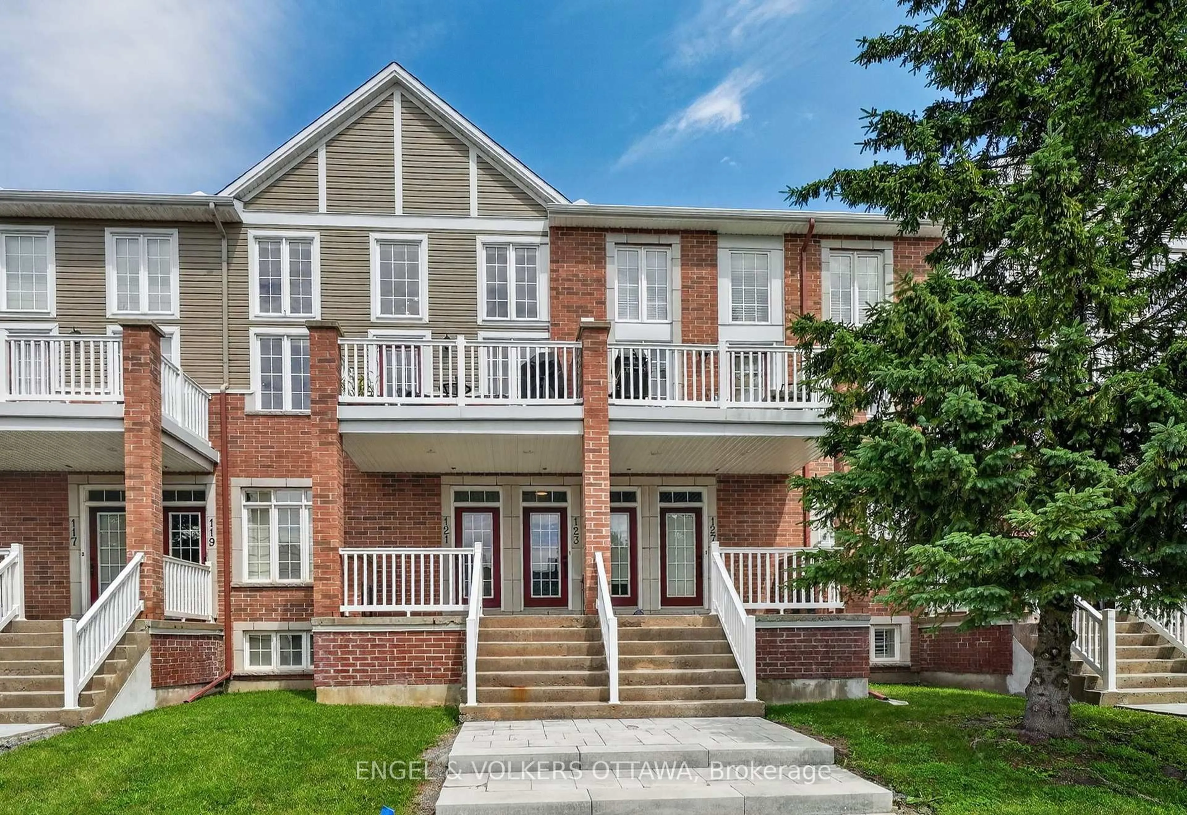 Home with brick exterior material, street for 123 Eye Bright Cres, Ottawa Ontario K1V 2K6