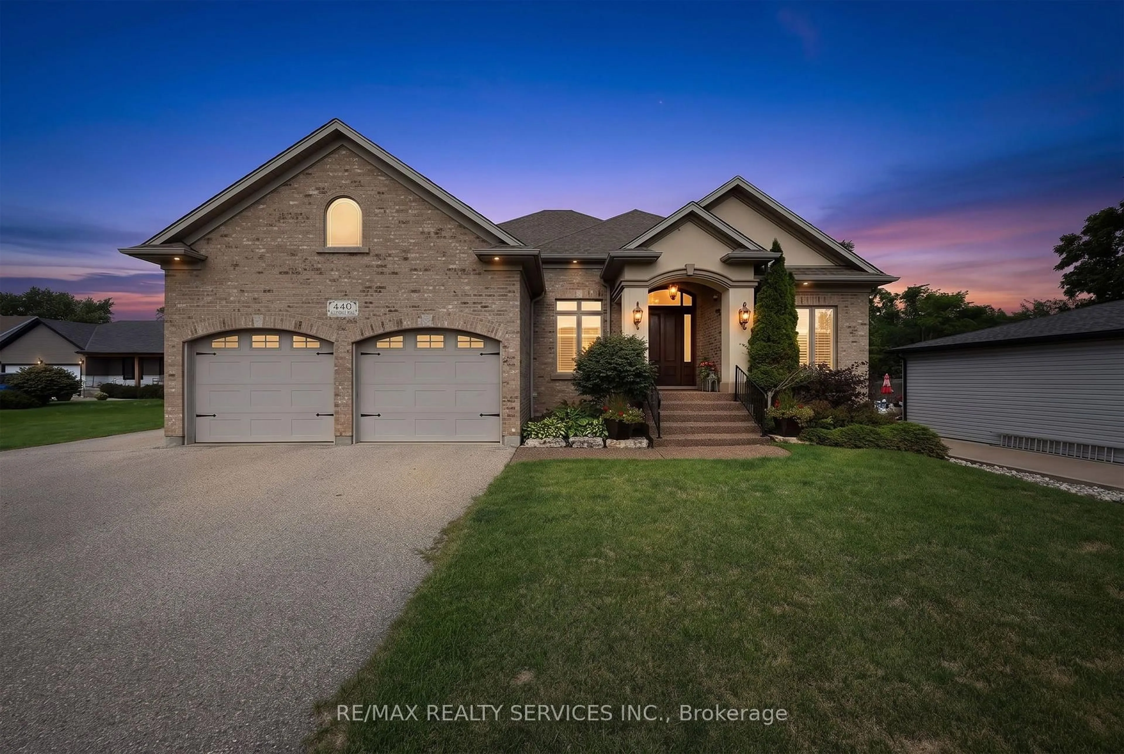 Home with brick exterior material, street for 440 Allendale Rd, Cambridge Ontario N3H 4R6