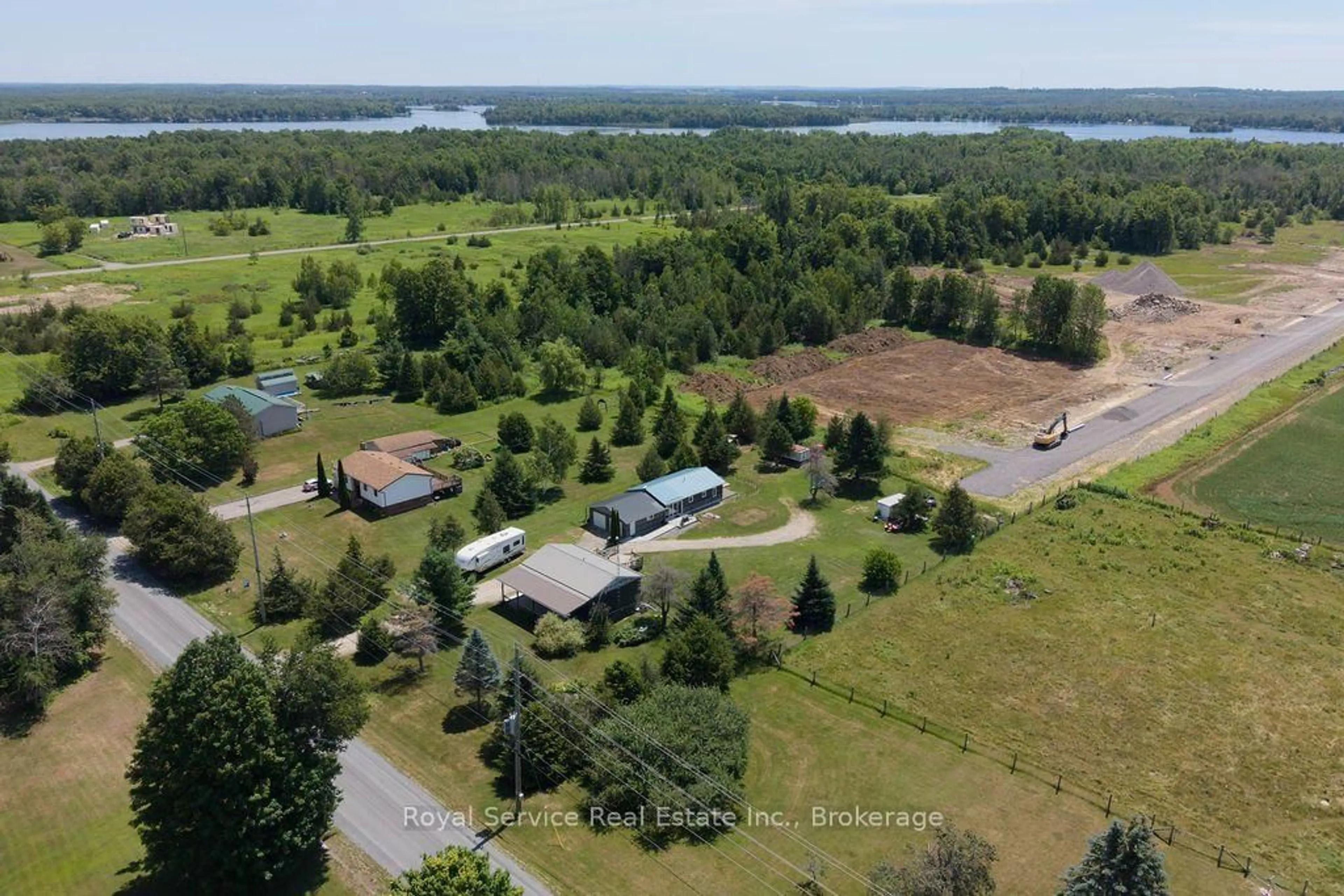 A pic from outside/outdoor area/front of a property/back of a property/a pic from drone, water/lake/river/ocean view for 1265 Trent River Rd, Trent Hills Ontario K0L 1Z0