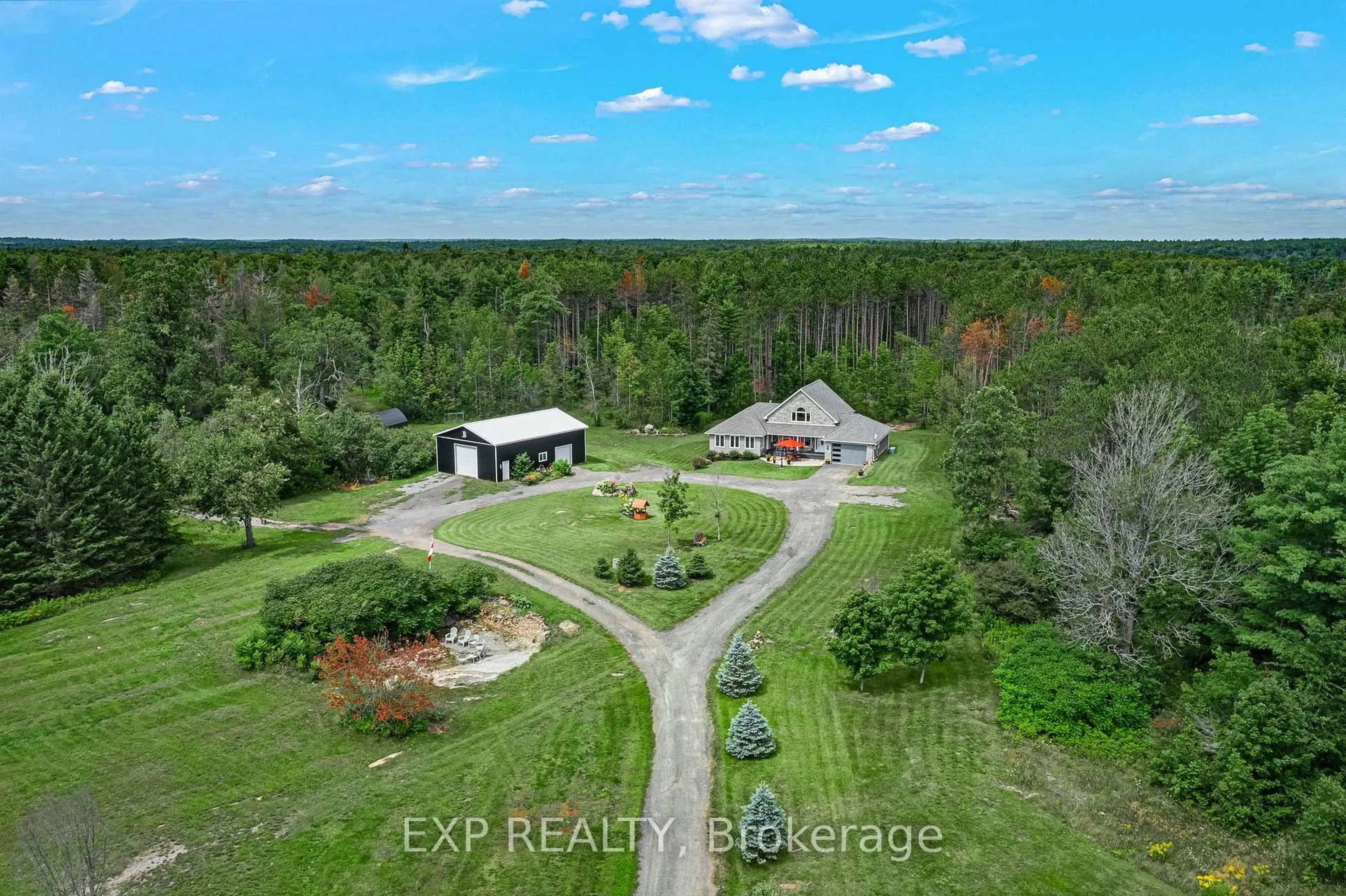 A pic from outside/outdoor area/front of a property/back of a property/a pic from drone, water/lake/river/ocean view for 6608 Highway 28, North Kawartha Ontario K0L 1A0