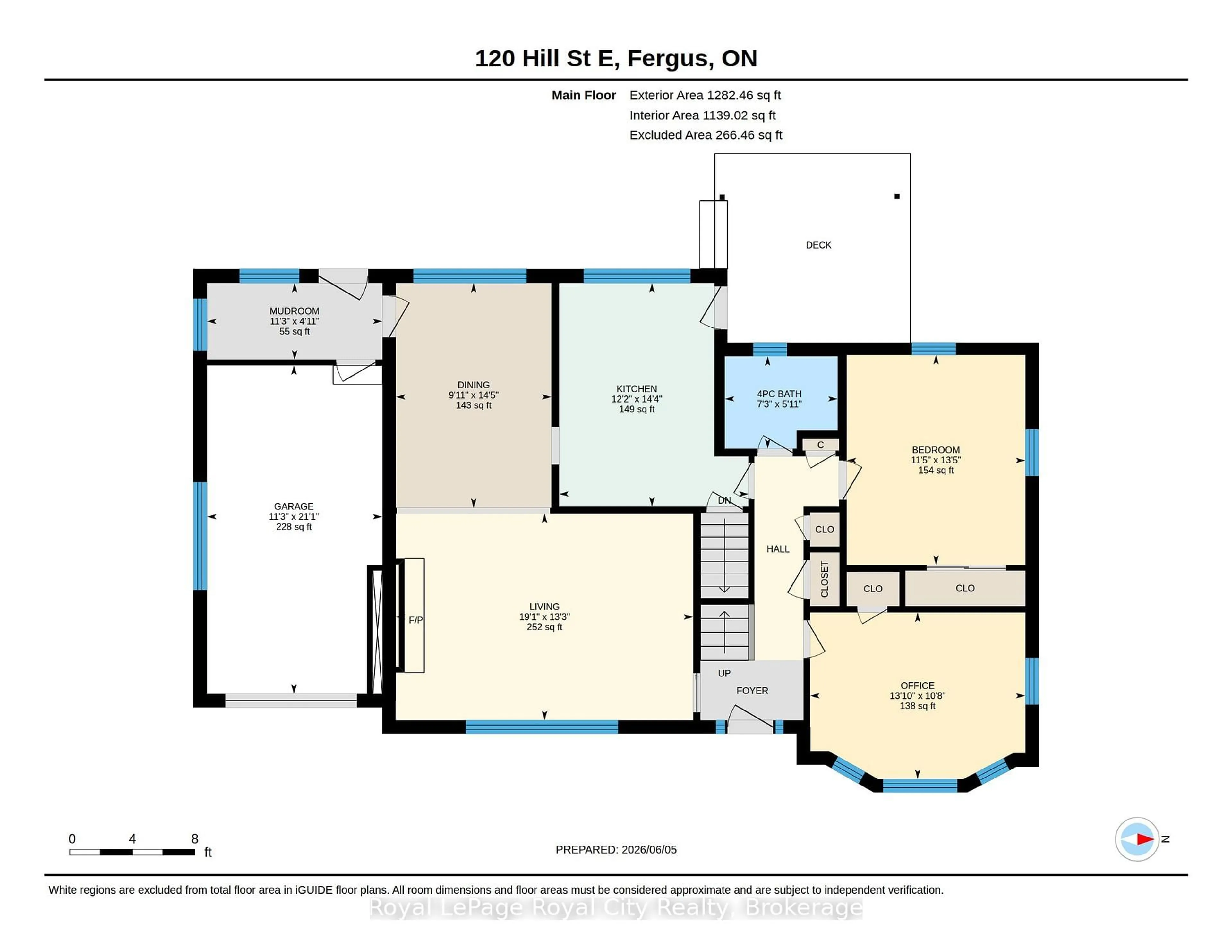 Floor plan for 120 Hill St, Centre Wellington Ontario N1M 1G9