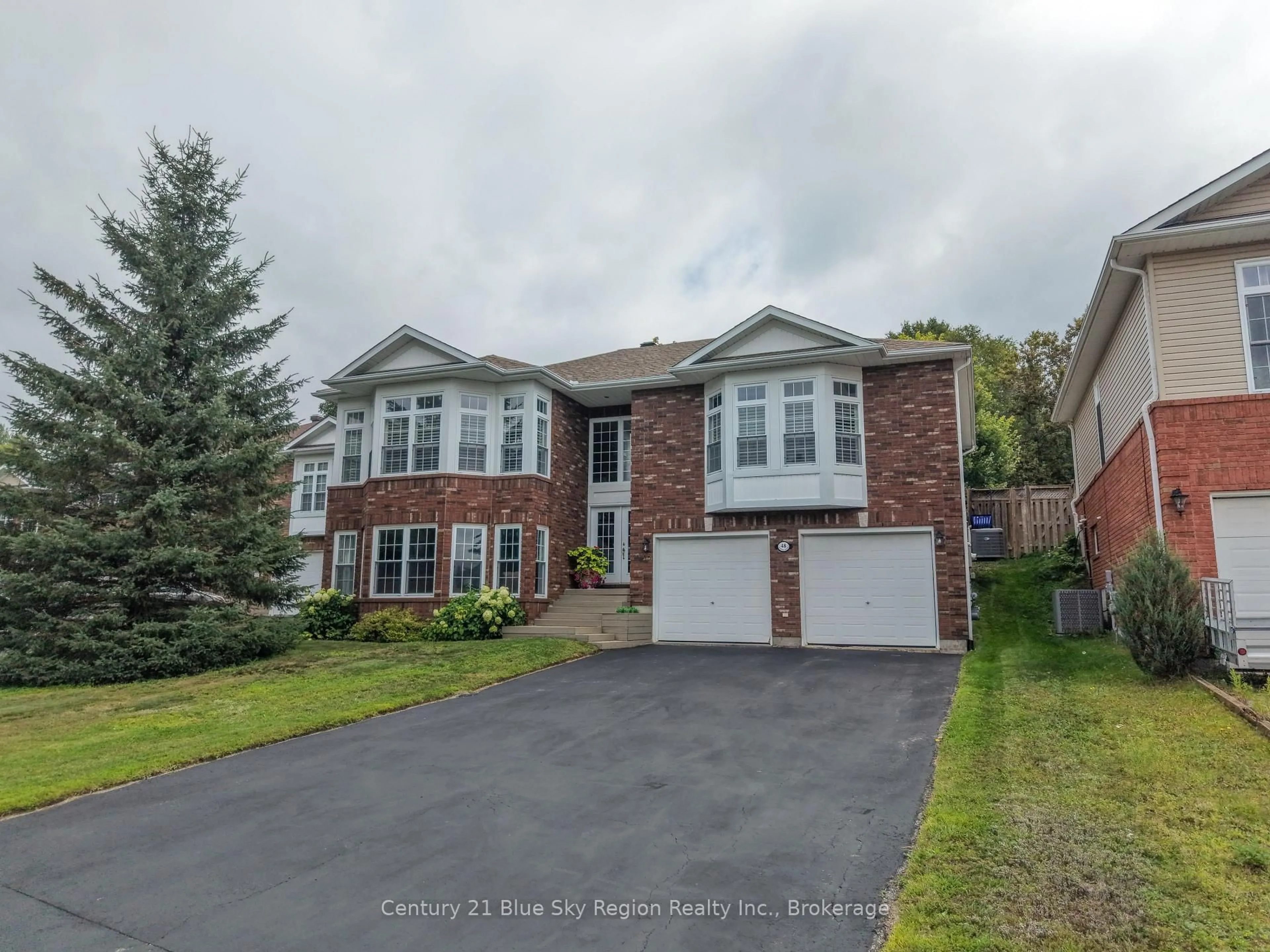 Home with brick exterior material, street for 48 Tupper Dr, North Bay Ontario P1C 1N3