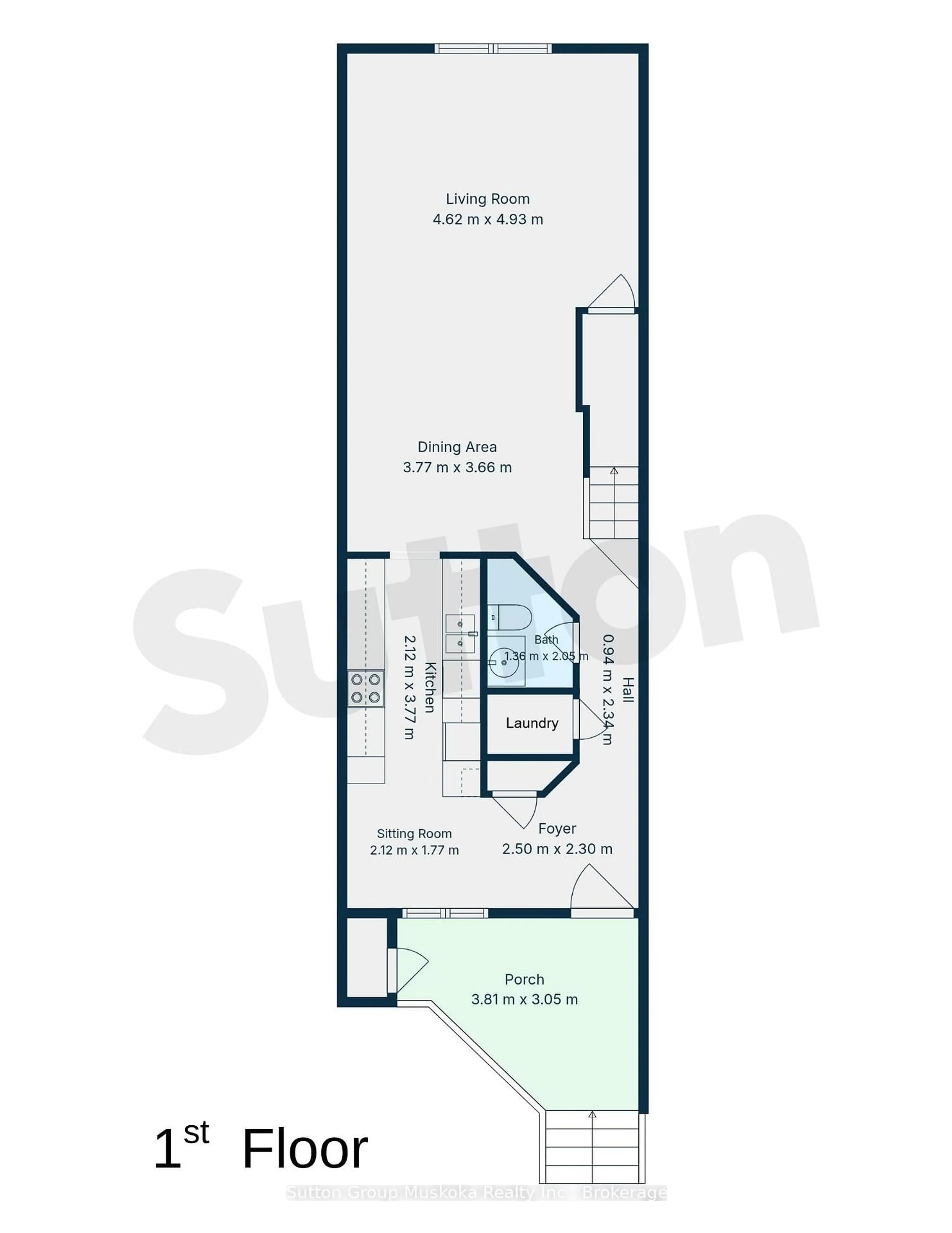 Floor plan for 44 King William St #4, Huntsville Ontario P1H 1G3