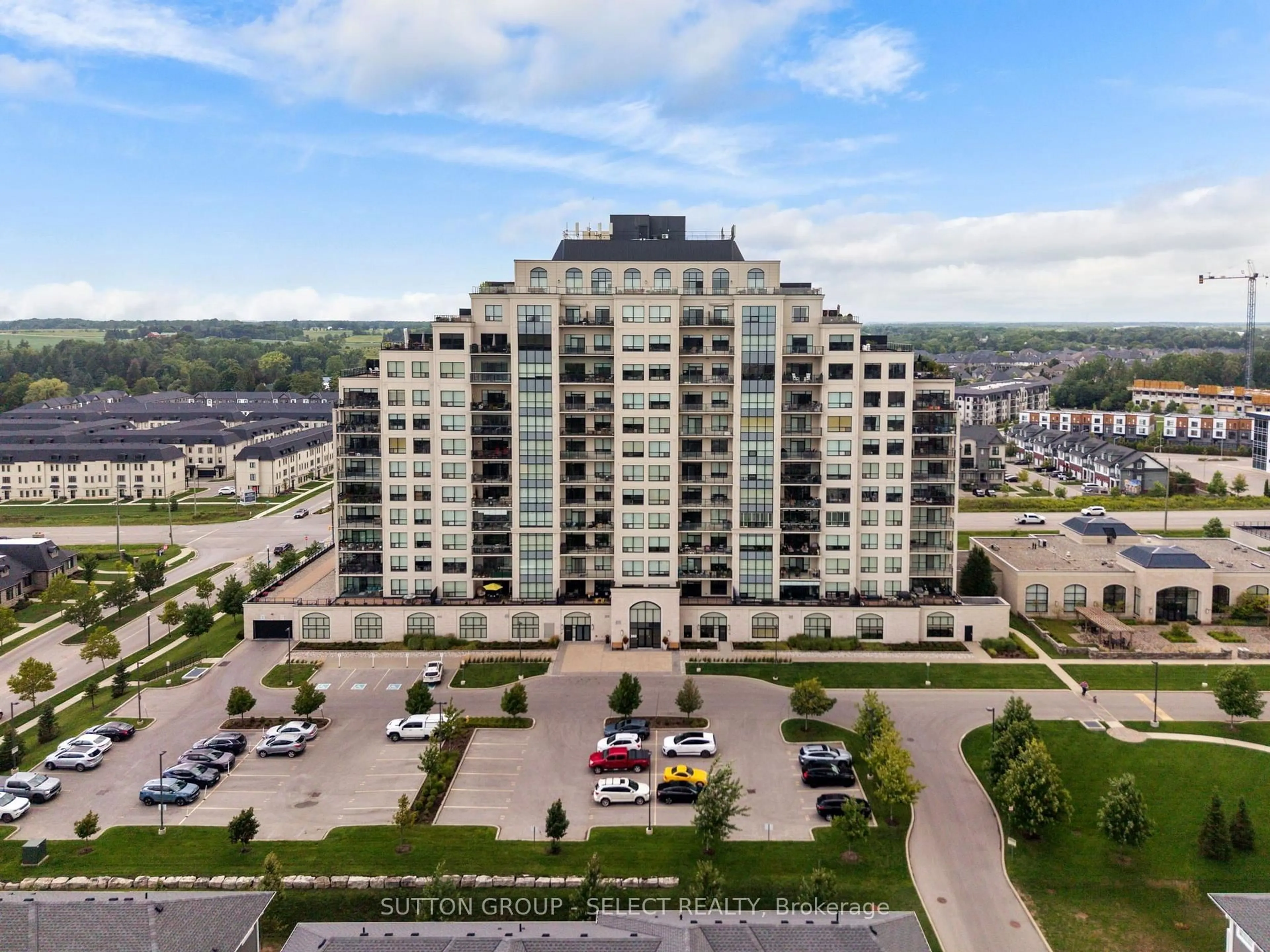 A pic from outside/outdoor area/front of a property/back of a property/a pic from drone, building for 260 Villagewalk Blvd #209, London North Ontario N6G 0W6