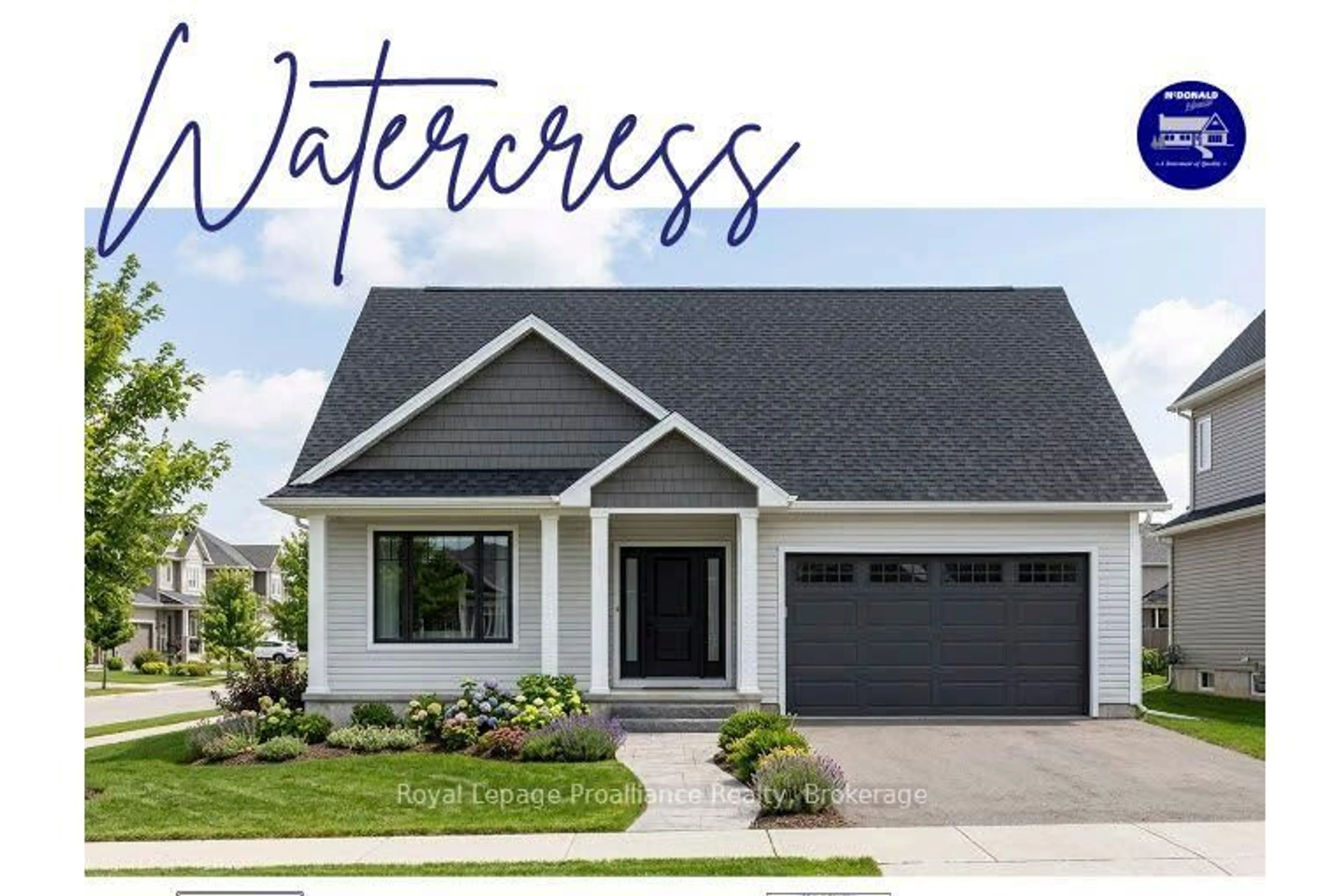 Home with vinyl exterior material, street for 7 River Rapids Rd #Lot 4, Hastings Ontario K0K 2C0