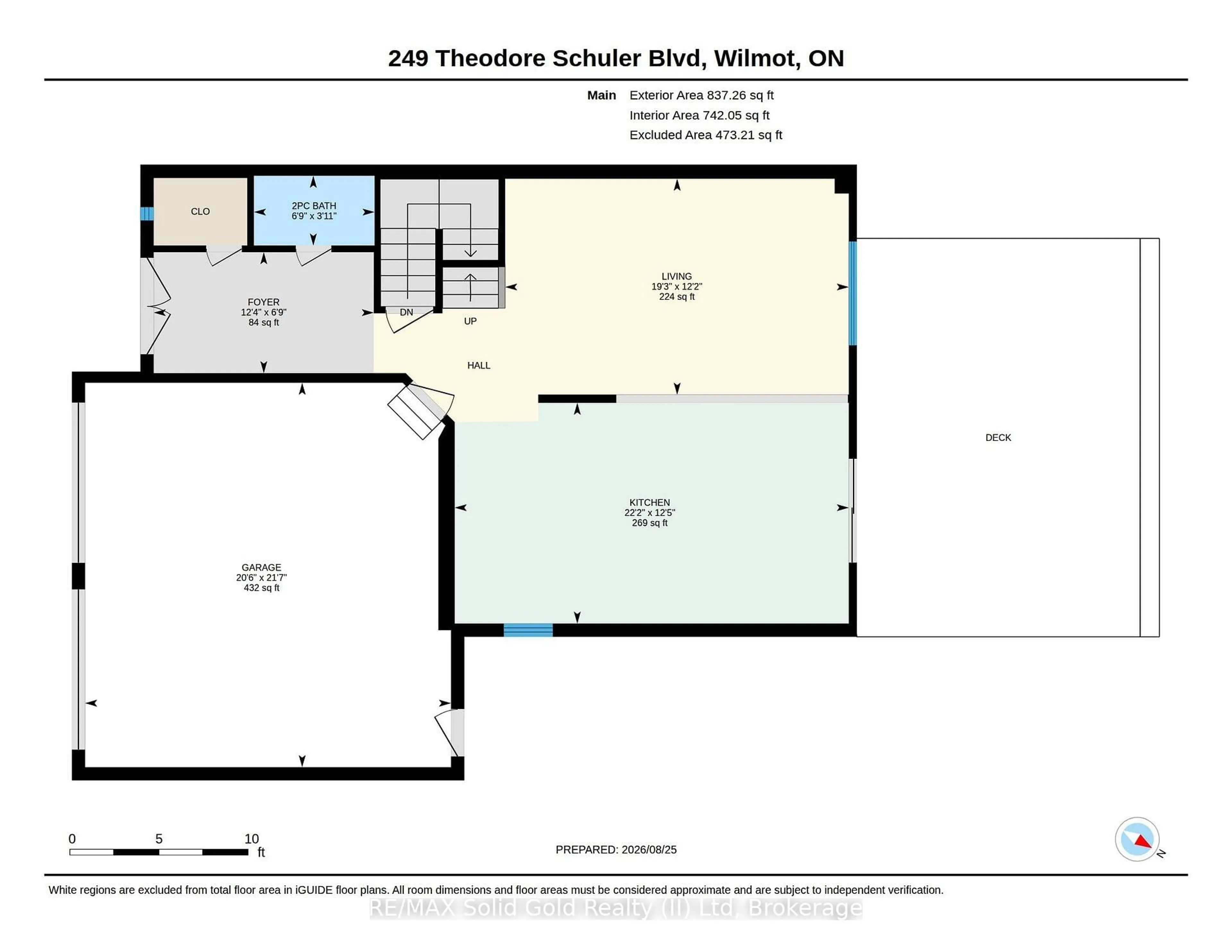 Floor plan for 249 Theodore Schuler Blvd, Wilmot Ontario N3A 4N6