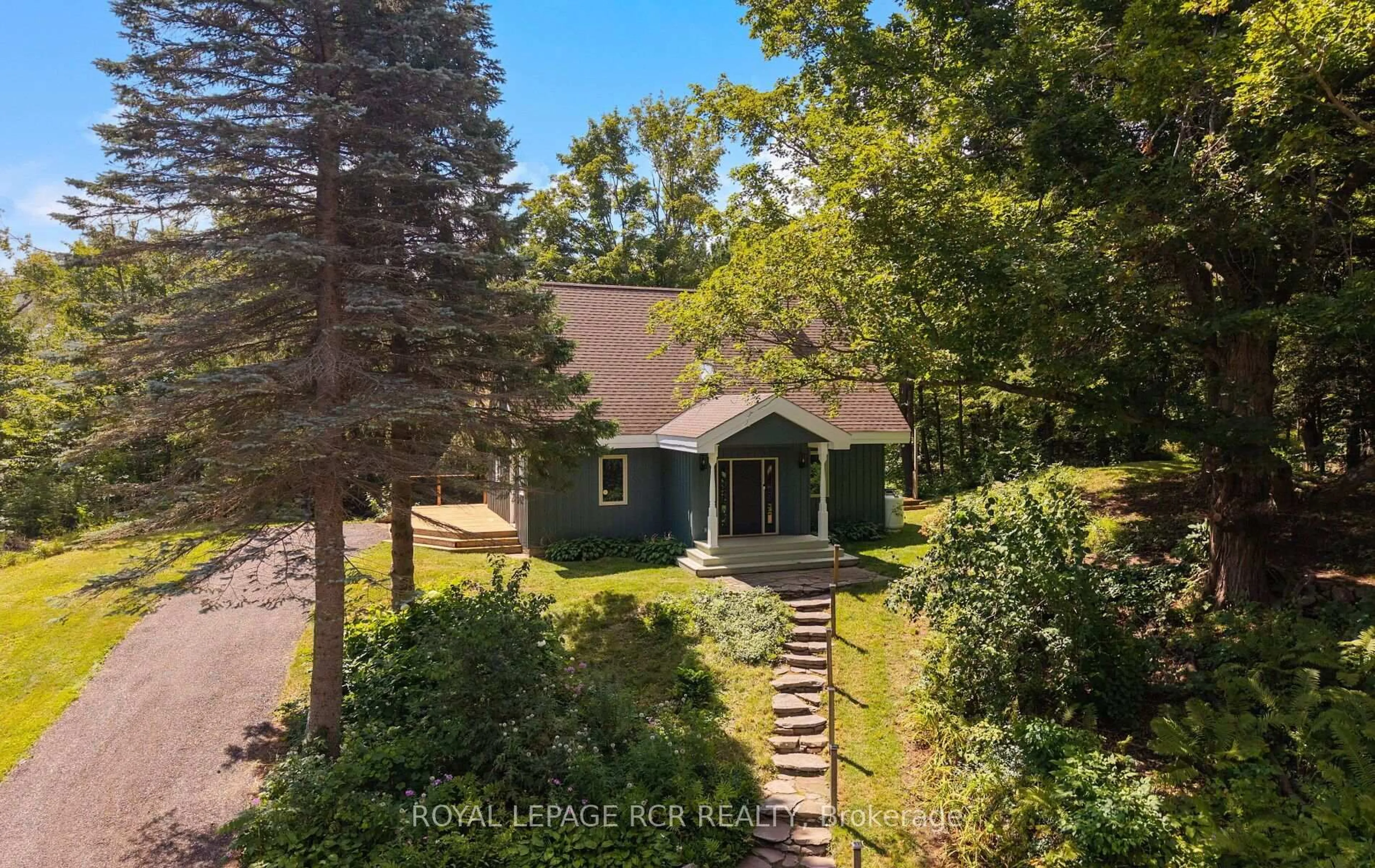 A pic from outside/outdoor area/front of a property/back of a property/a pic from drone, water/lake/river/ocean view for 757186 2nd Line, Mulmur Ontario L9V 0G7