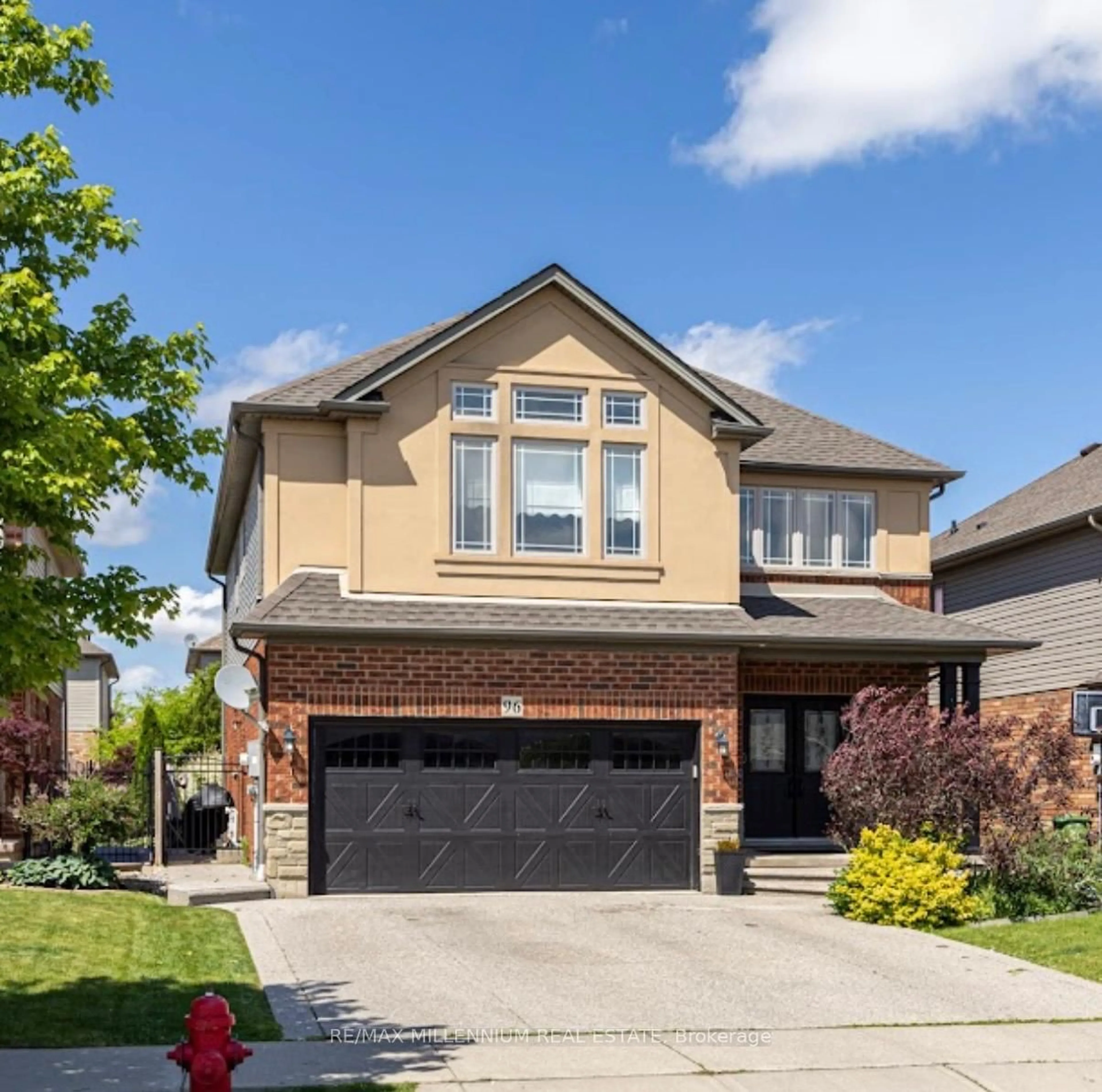 Home with brick exterior material, street for 96 Windwood Dr, Hamilton Ontario L0R 1C0