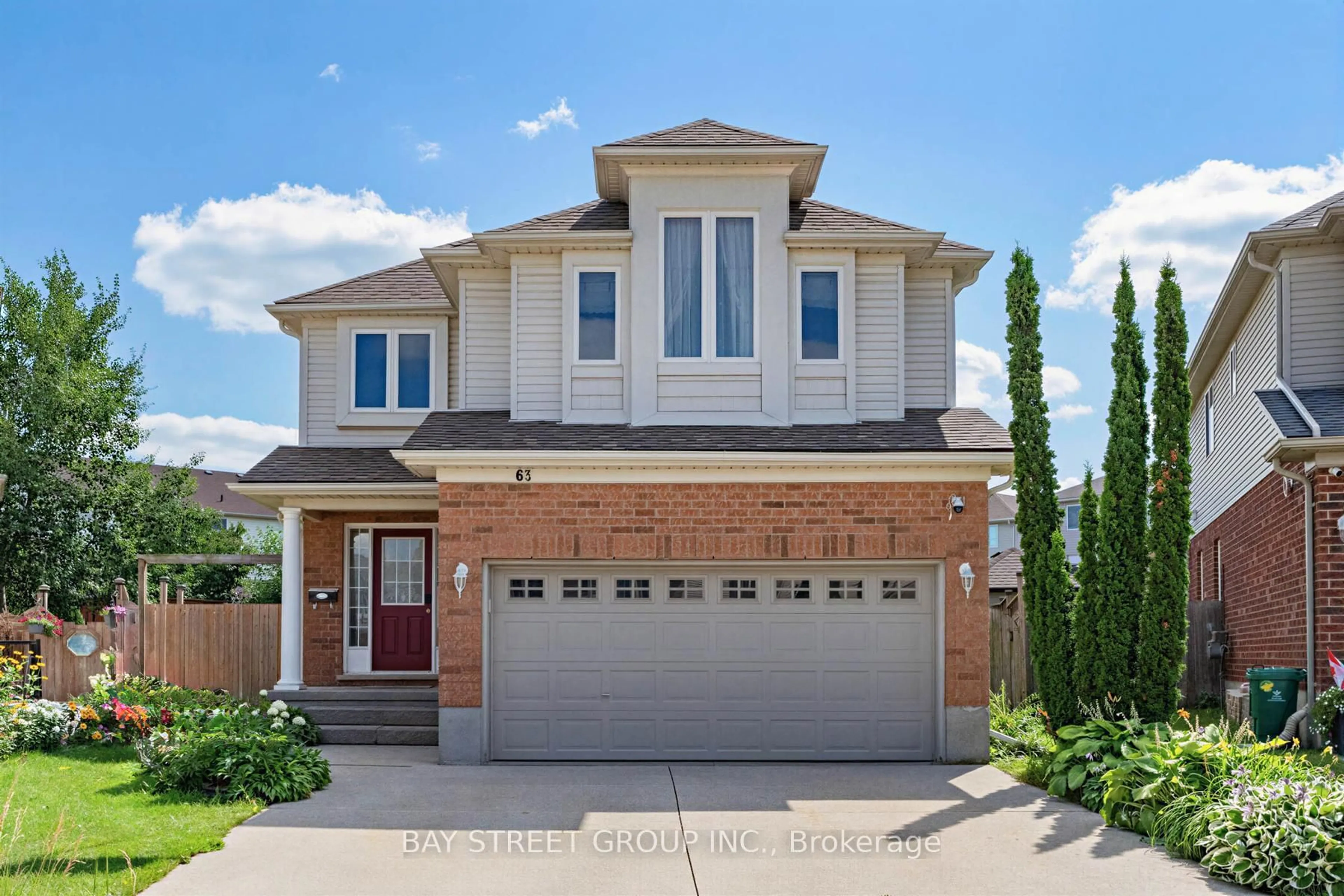 Home with brick exterior material, street for 63 Dubrick Cres, Kitchener Ontario N2E 4A7