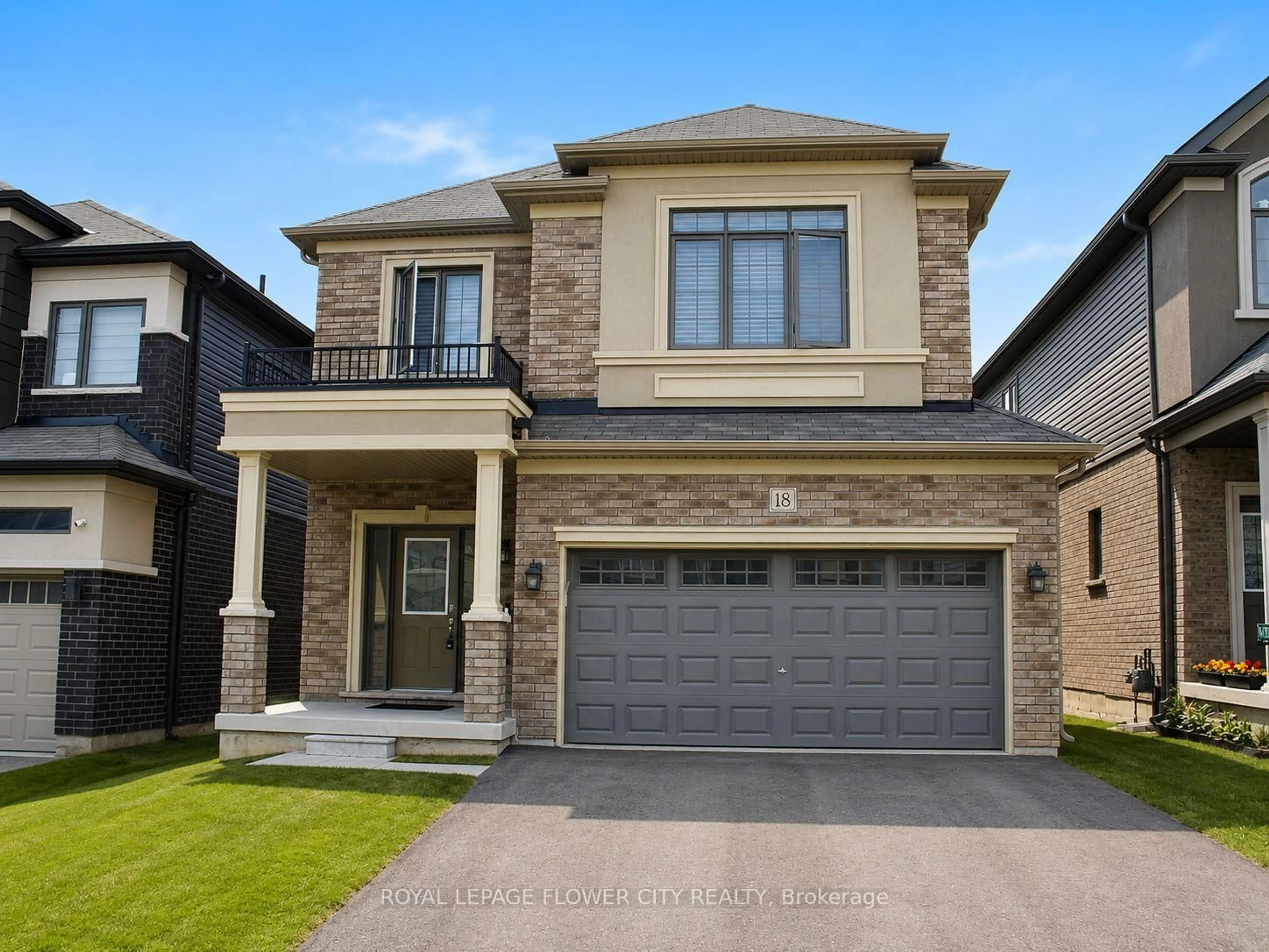 Home with brick exterior material, street for 18 Jenner Dr, Brant Ontario N3L 0L2