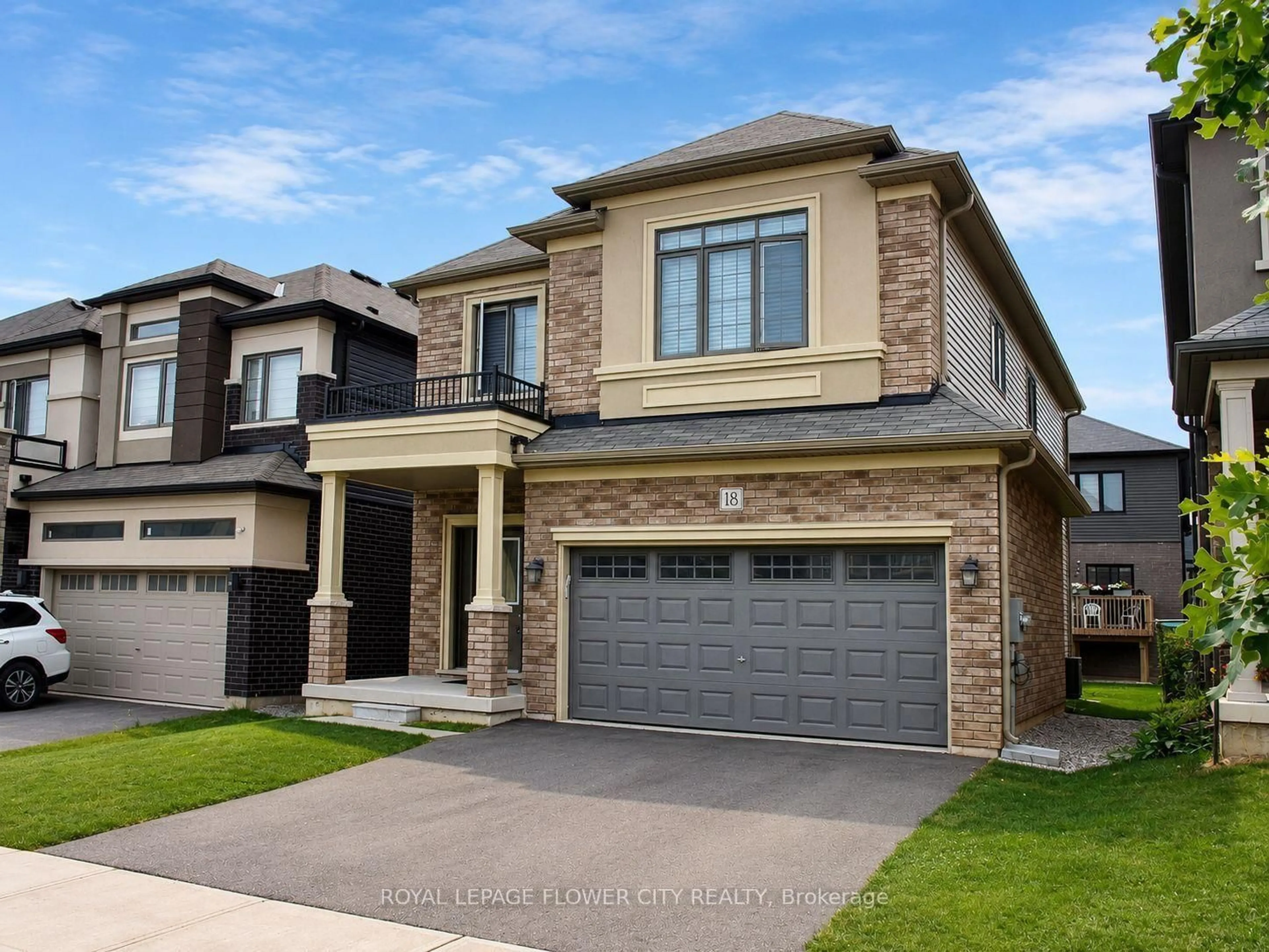 Home with brick exterior material, street for 18 Jenner Dr, Brant Ontario N3L 0L2