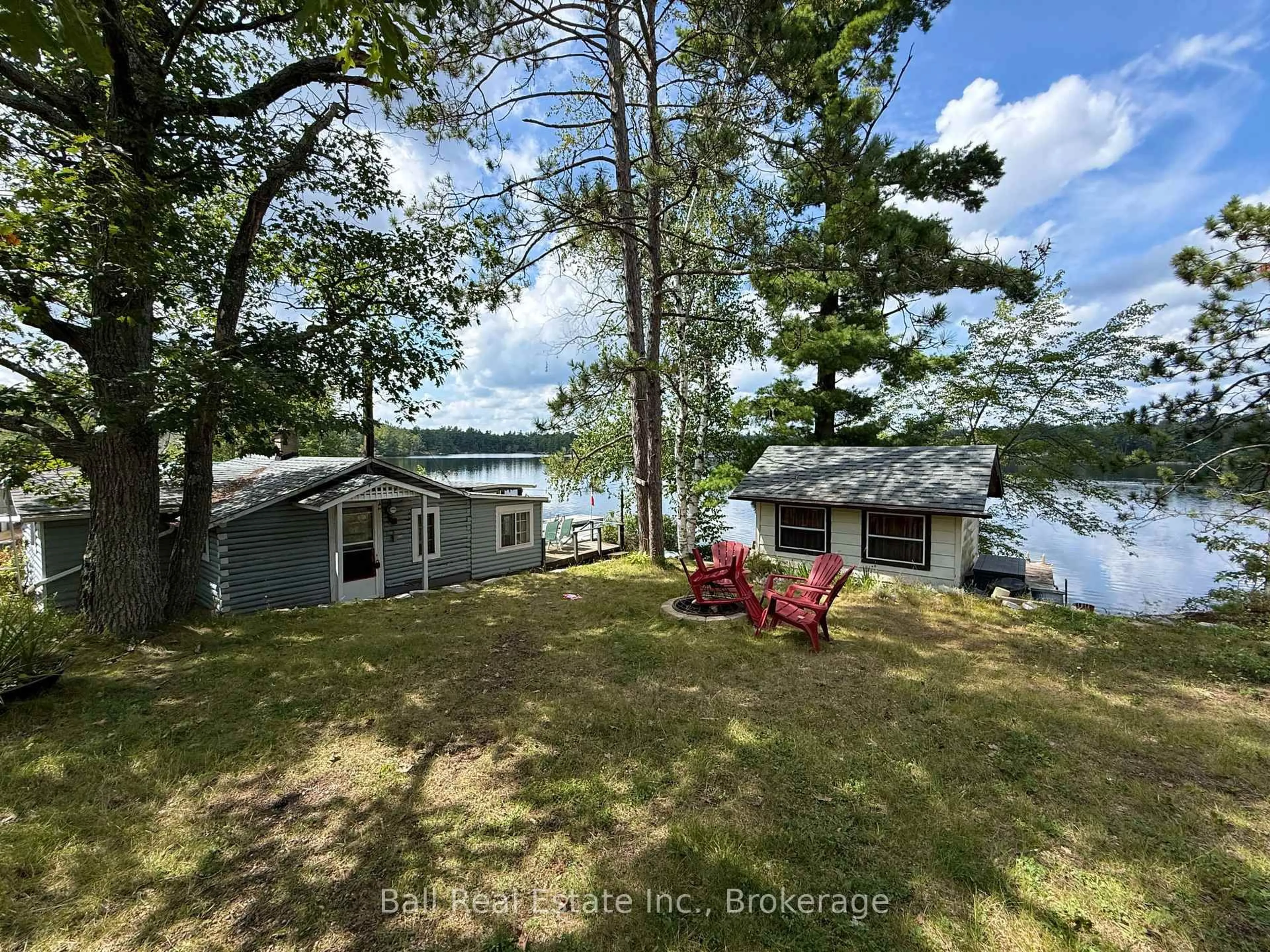 A pic from outside/outdoor area/front of a property/back of a property/a pic from drone, water/lake/river/ocean view for 148 Fire Route 70, Havelock-Belmont-Methuen Ontario K0L 2H0