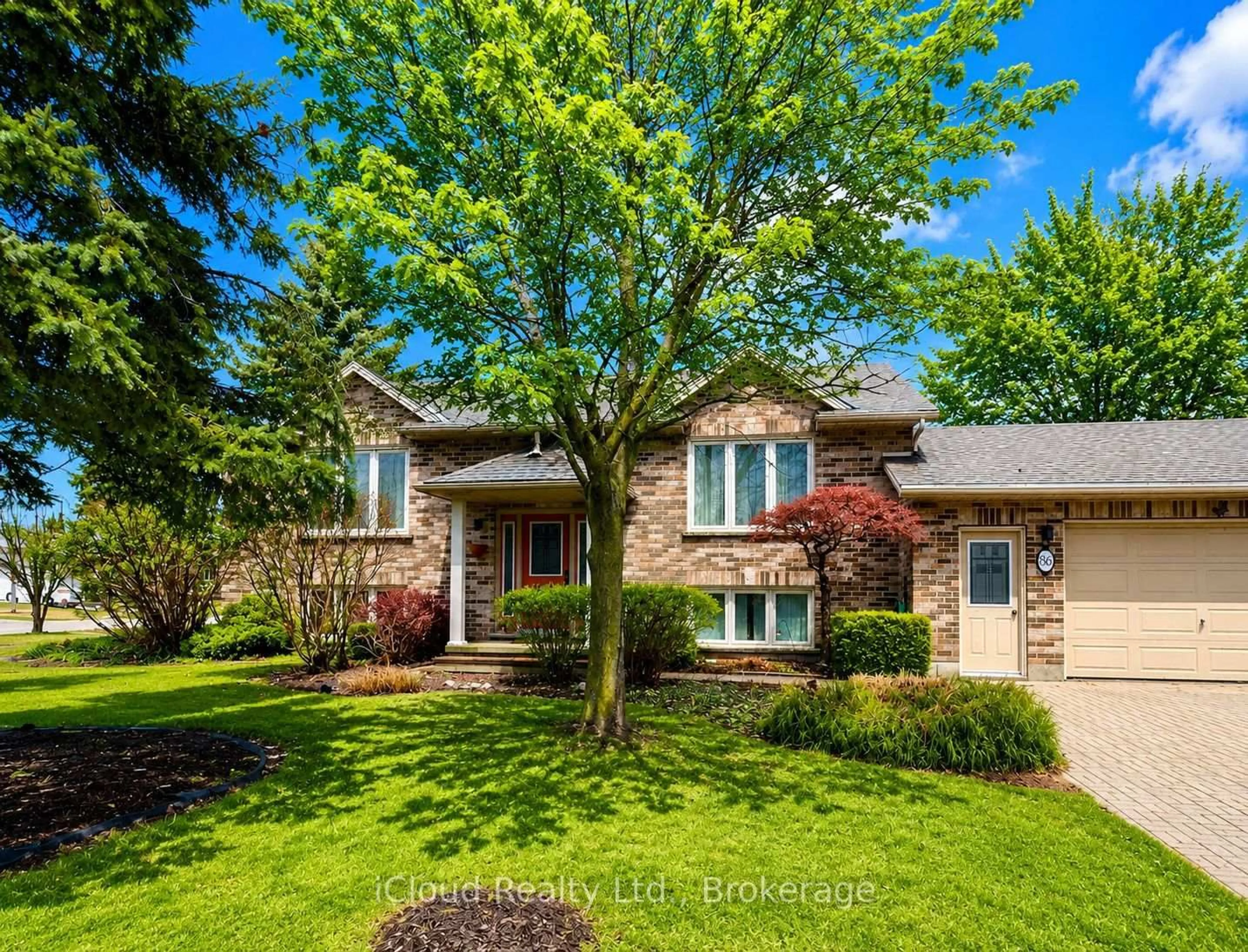 Home with brick exterior material, street for 86 Glendale Dr, Tillsonburg Ontario N4G 1J7