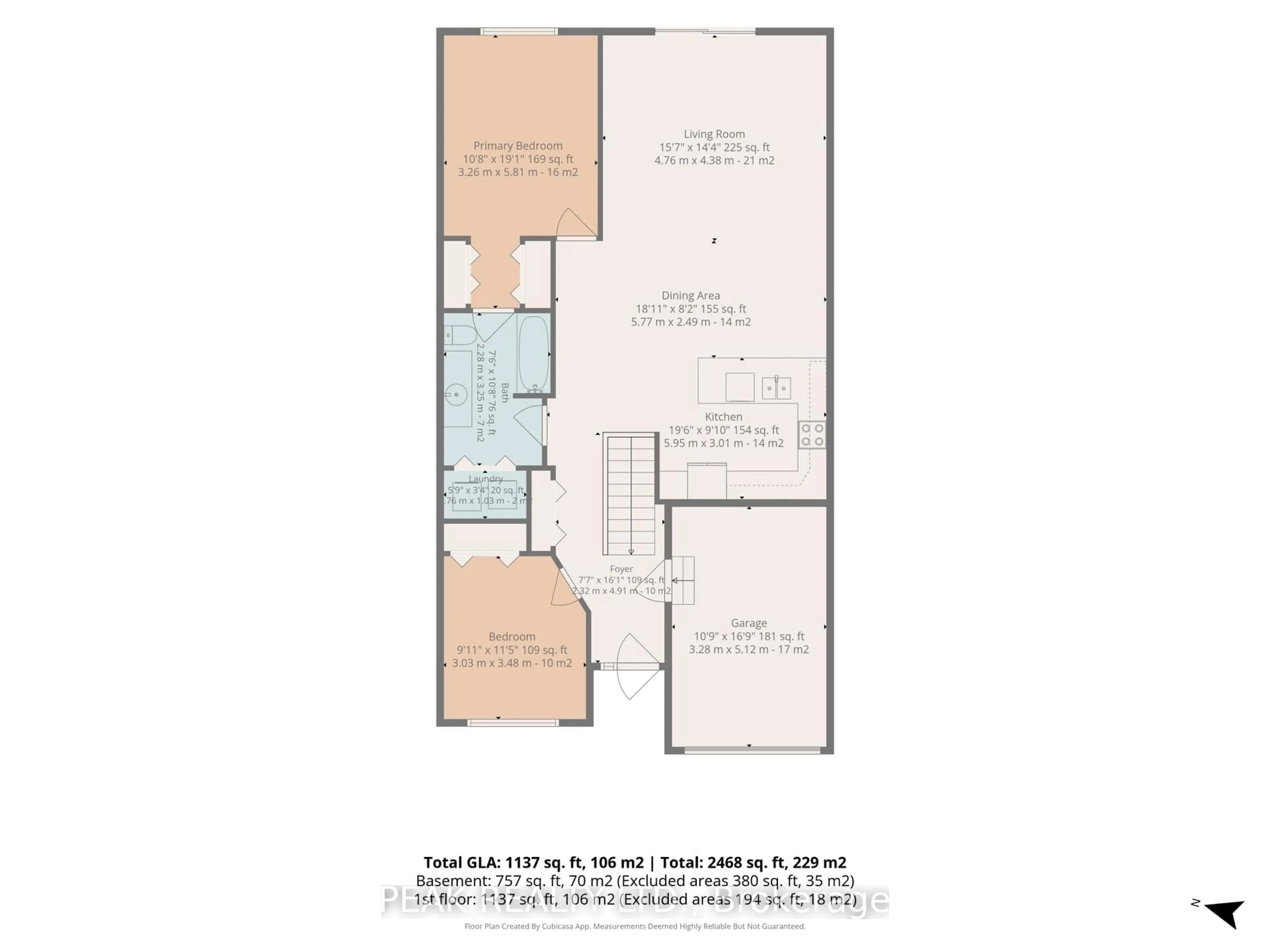 Floor plan for 53 Beverly St #20, Brant Ontario N0E 1N0