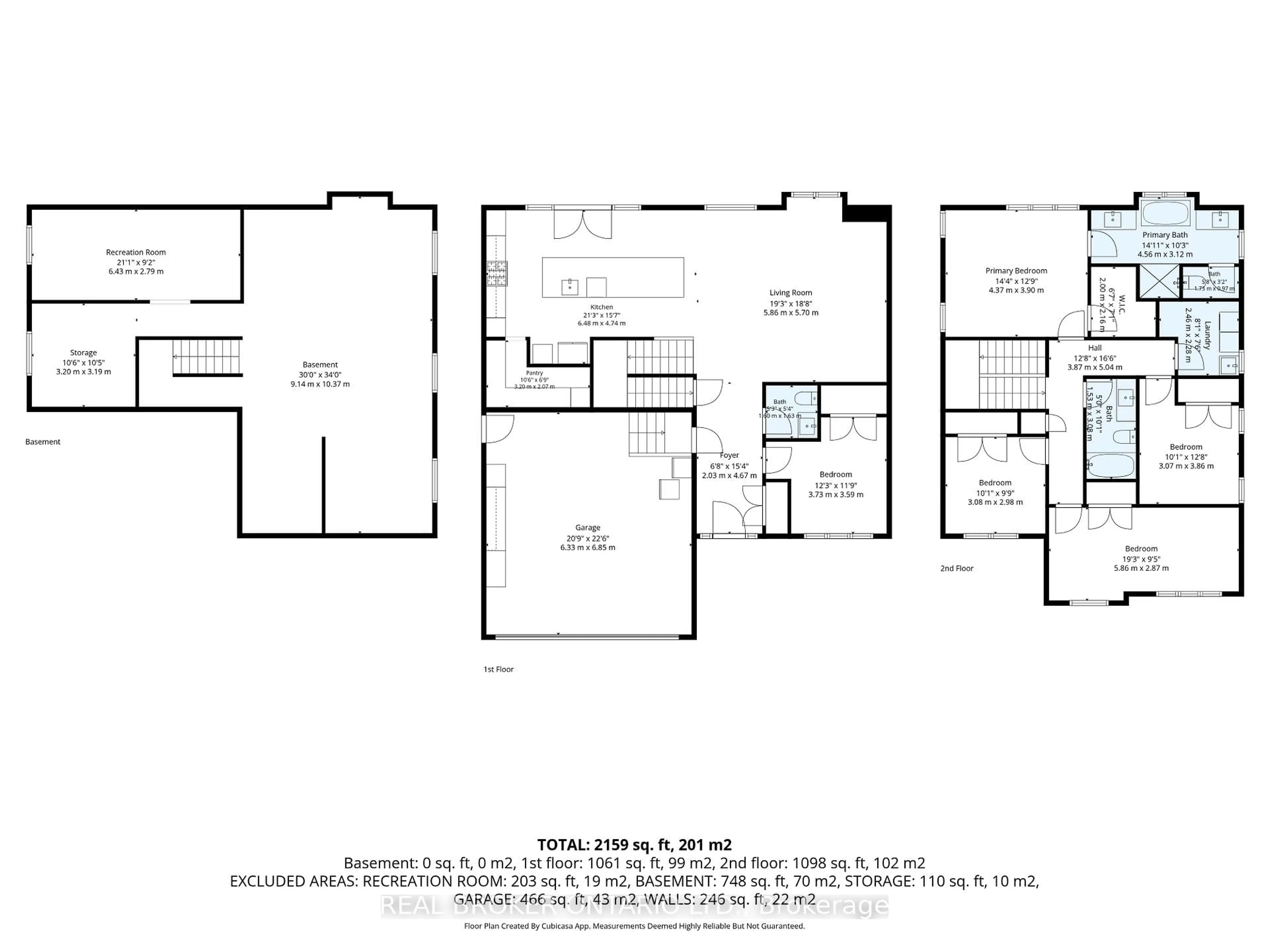 Floor plan for 155 Gibbons St, Norfolk Ontario N0E 1Y0