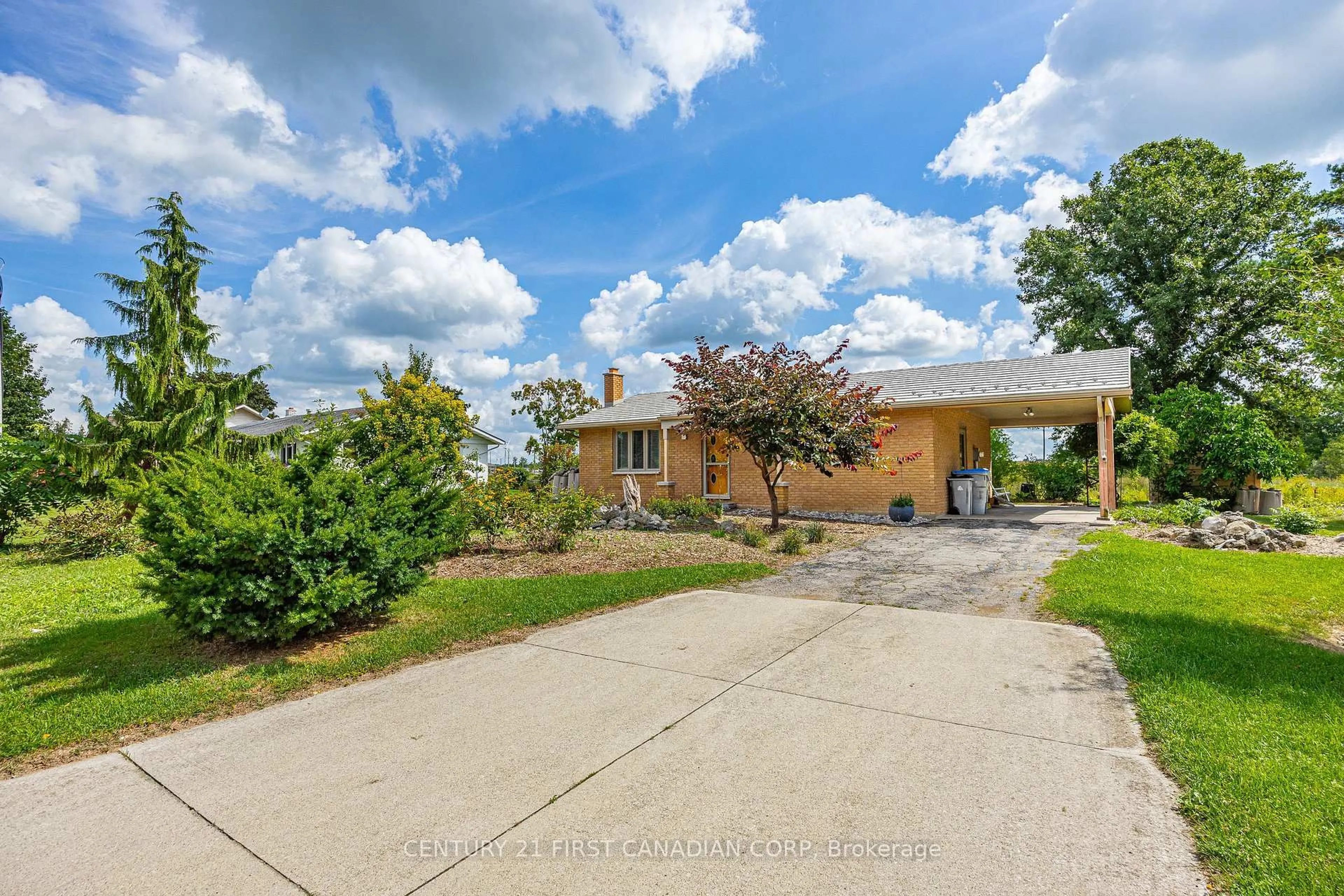 A pic from outside/outdoor area/front of a property/back of a property/a pic from drone, street for 52 Gill Rd, Lambton Shores Ontario N0M 1T0