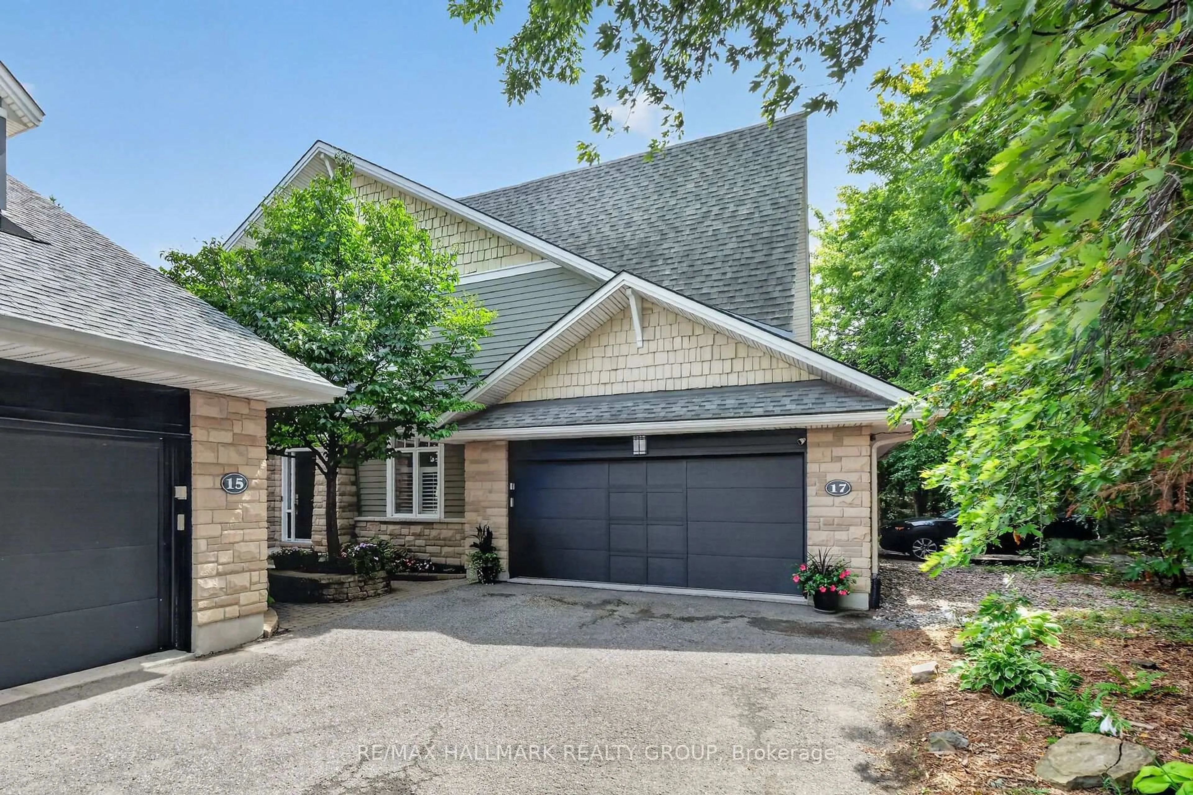 Home with brick exterior material, street for 17 Creek's End Lane, Nepean Ontario K2H 1C7