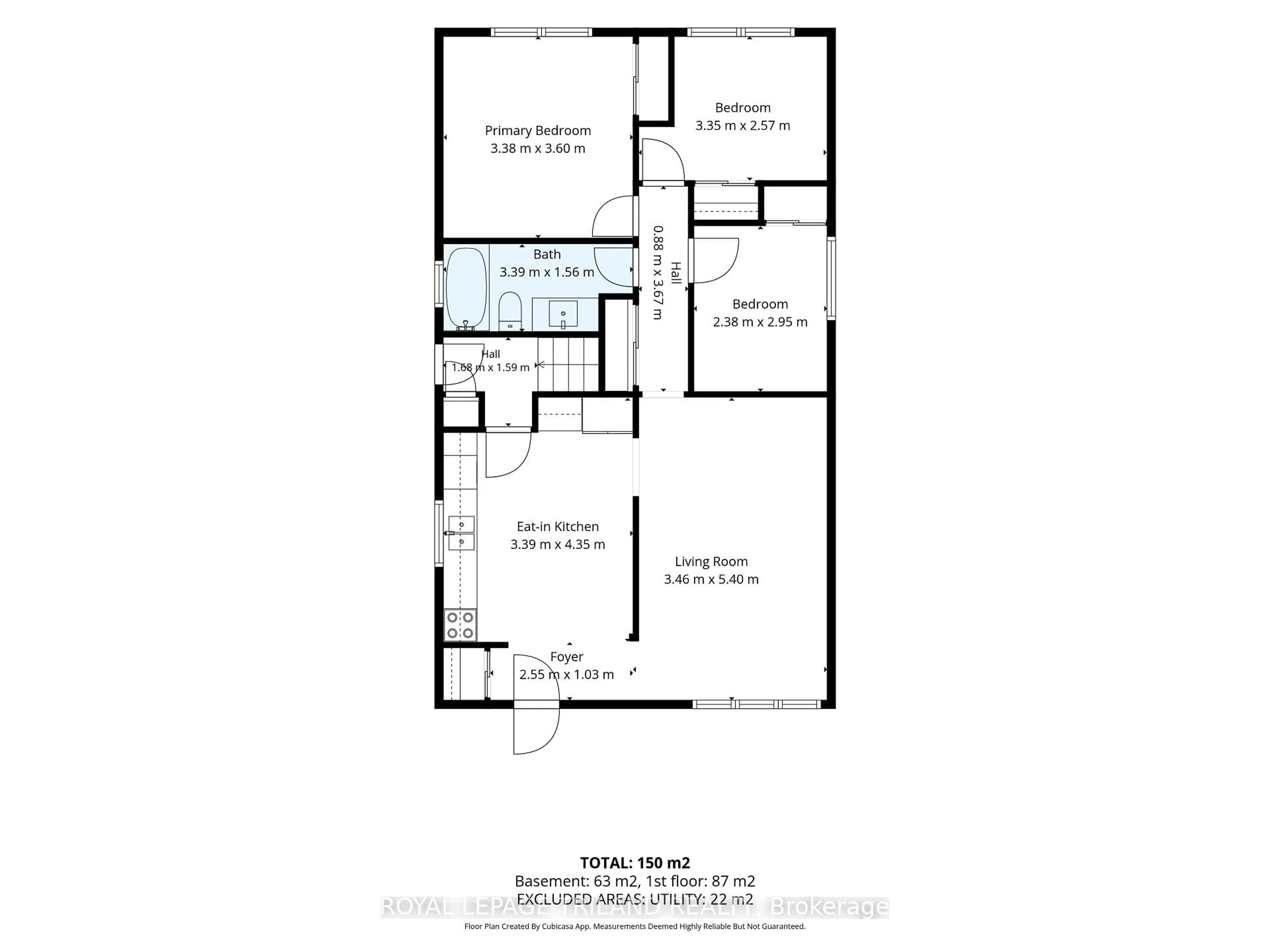 Floor plan for 36 Upcott Cres, London South Ontario N6E 1S7