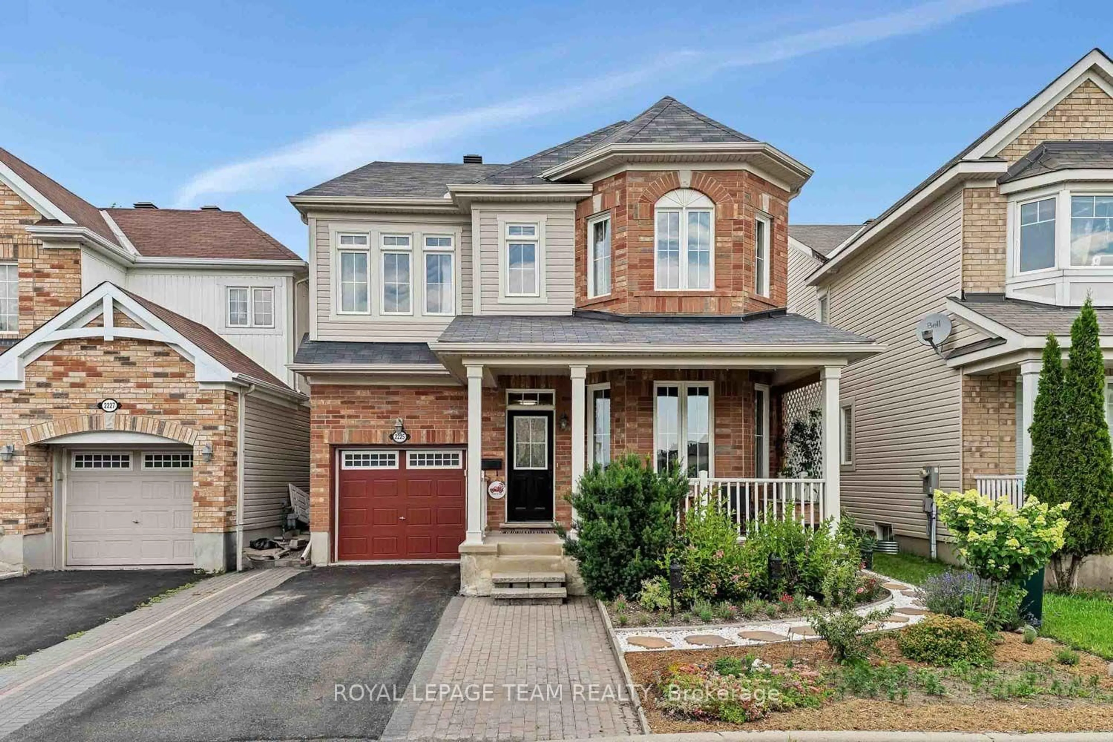 Home with brick exterior material, street for 2225 Watercolours Way, Ottawa Ontario K2J 5J8