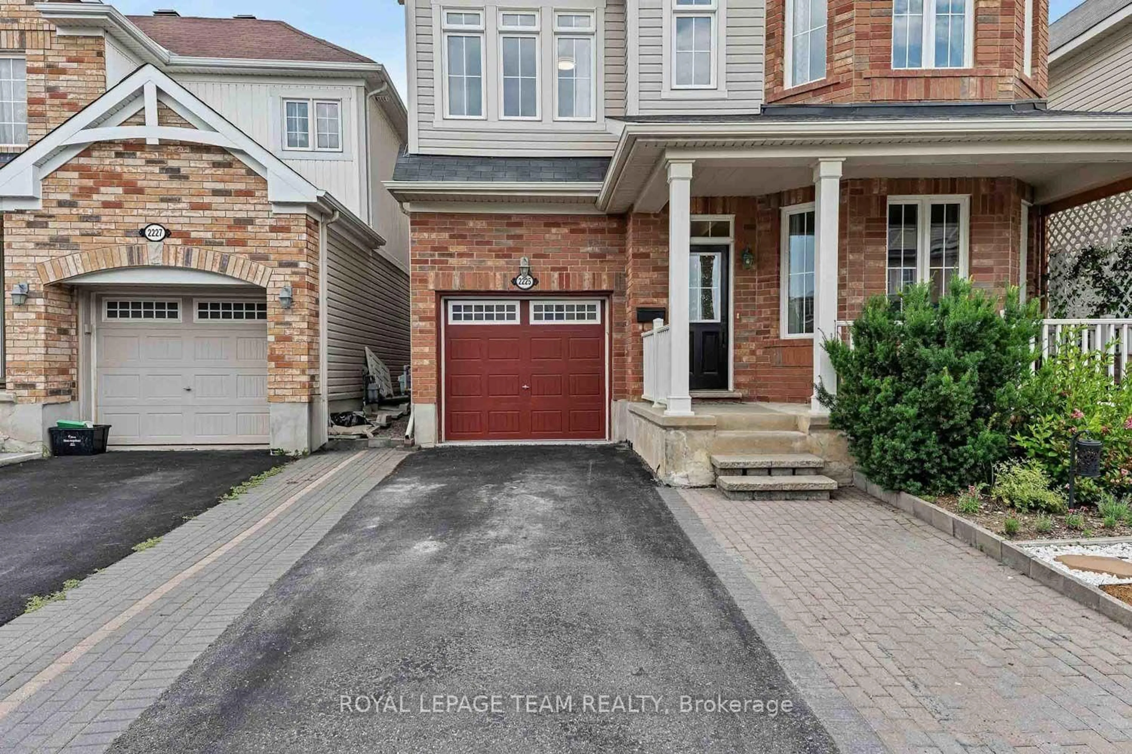 Home with brick exterior material, street for 2225 Watercolours Way, Ottawa Ontario K2J 5J8